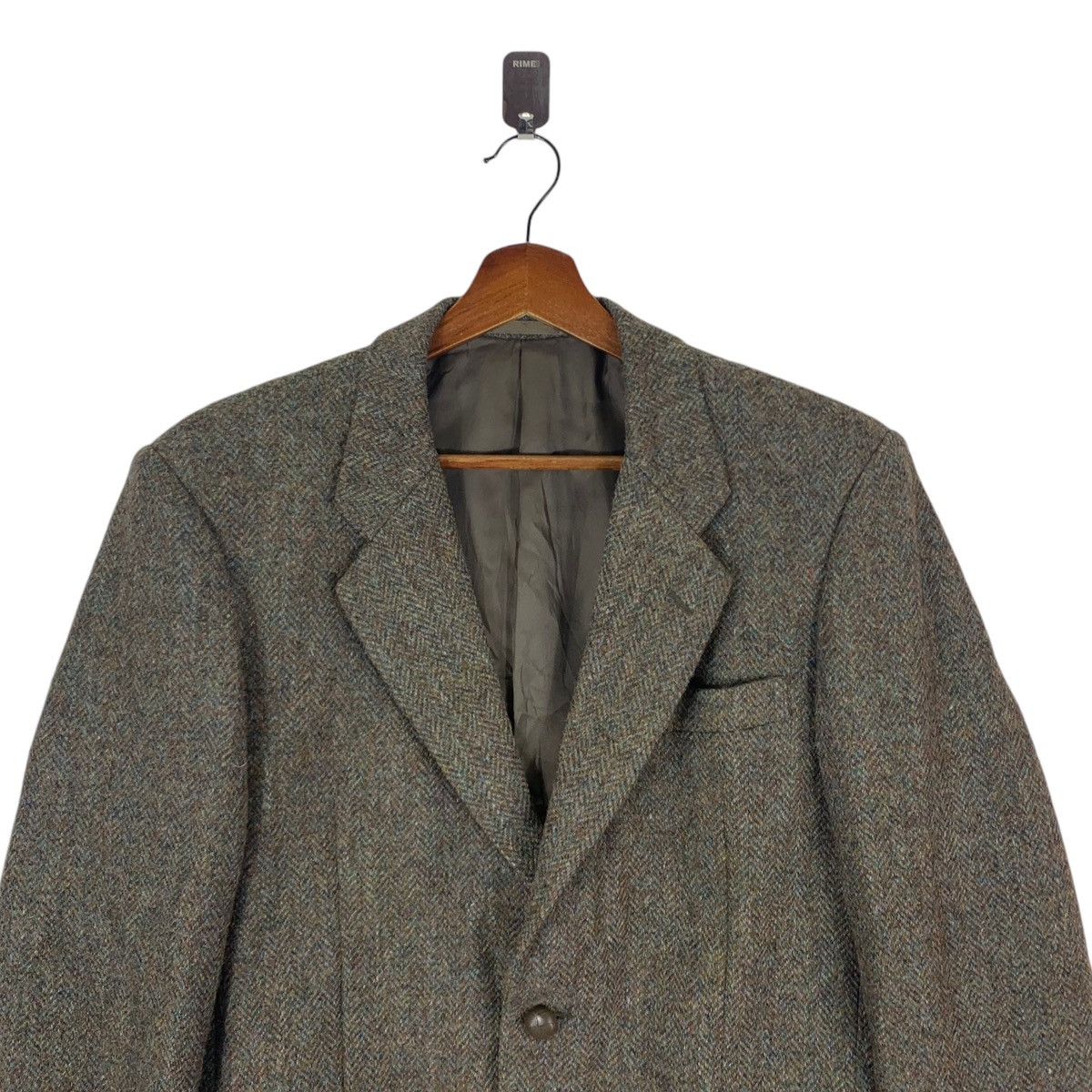 Harris Tweed × Vintage 🔥🔥HARRIS TWEED HAND WOVEN WOOL COAT Size US M / EU 48-50 / 2 - 4 Thumbnail