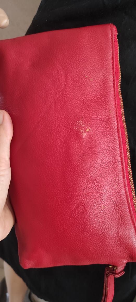 Leather × Loewe Loewe Red Zip Around Leather Wallet Size ONE SIZE - 8 Thumbnail