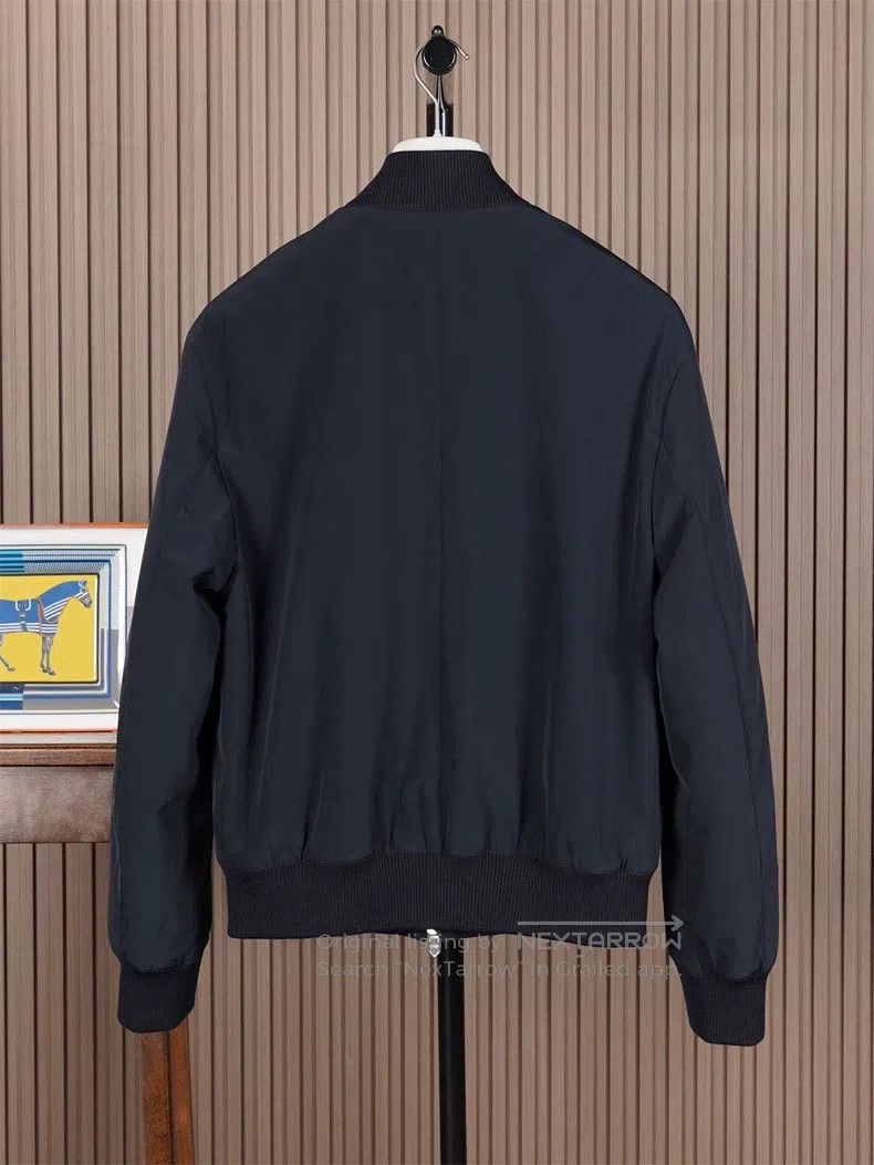 Hermes Hermes Baseball Collar Jacket with Thin Cotton Filling Size US M / EU 48-50 / 2 - 3 Thumbnail