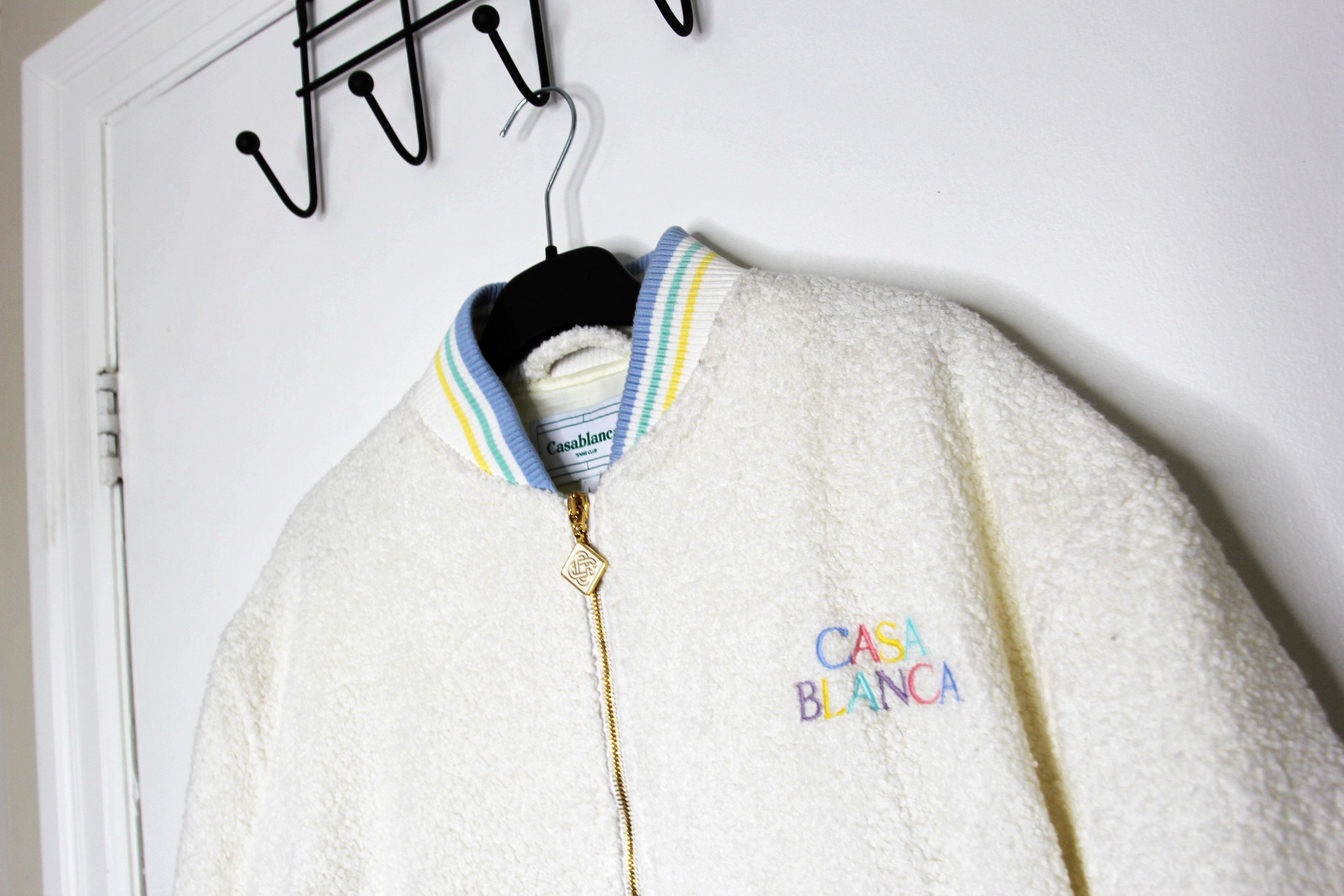 Casablanca BNWT AW24 CASABLANCA MAISON PASTELLE BOMBER JACKET L Size US L / EU 52-54 / 3 - 4 Thumbnail