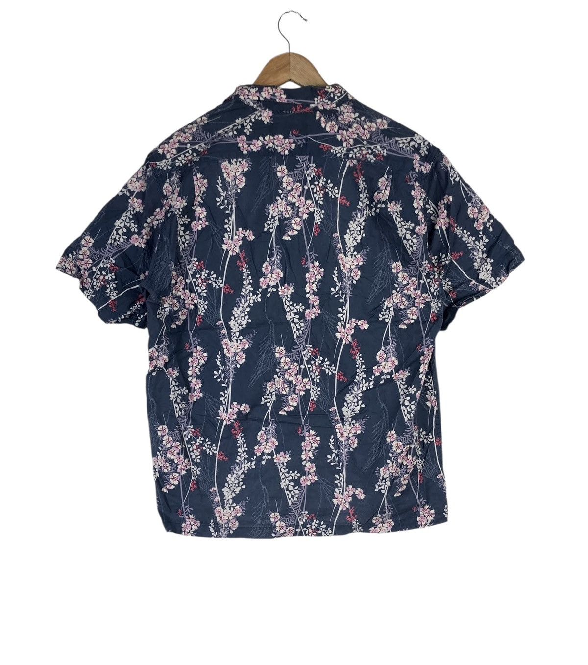 Studio D'Artisan Studio D’Artisan Cherry Blossom Sakura Kasuri Pattern Shirt Size US M / EU 48-50 / 2 - 3 Thumbnail