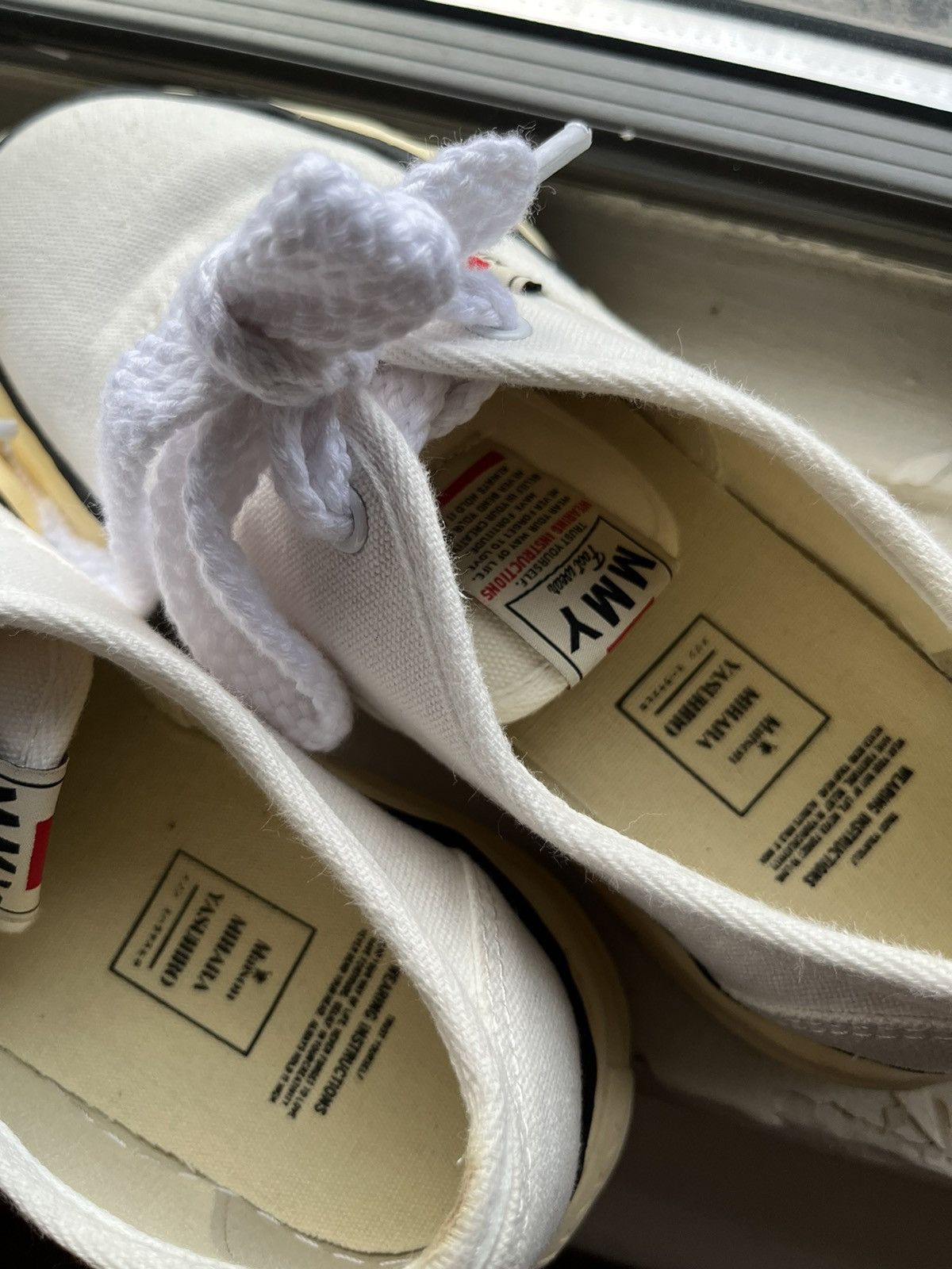 Maison MIHARA YASUHIRO × Vintage Maison Mihara Yasuhiro low White baker vintage sole canvas Size US 9 / IT 39 - 9 Thumbnail