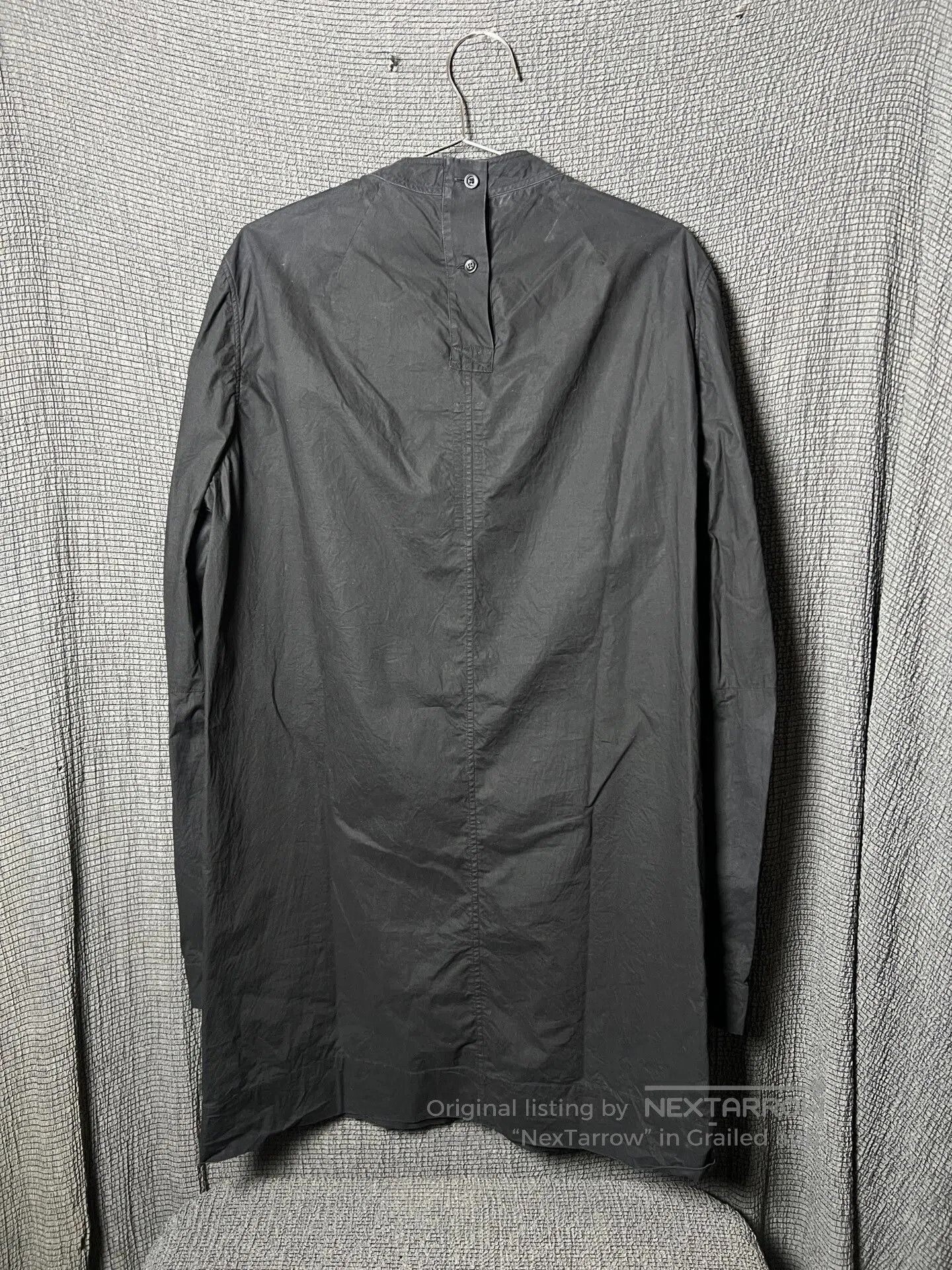 Rick Owens Rick Owens 17ss Crewneck Button Longsleeve. Size US M / EU 48-50 / 2 - 2 Thumbnail