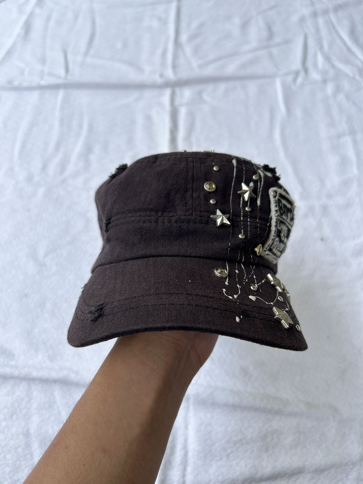 14th Addiction × Japanese Brand × KMRii 💸BINDINGOFFER💸Japanese hats patch studded Size ONE SIZE - 4 Thumbnail