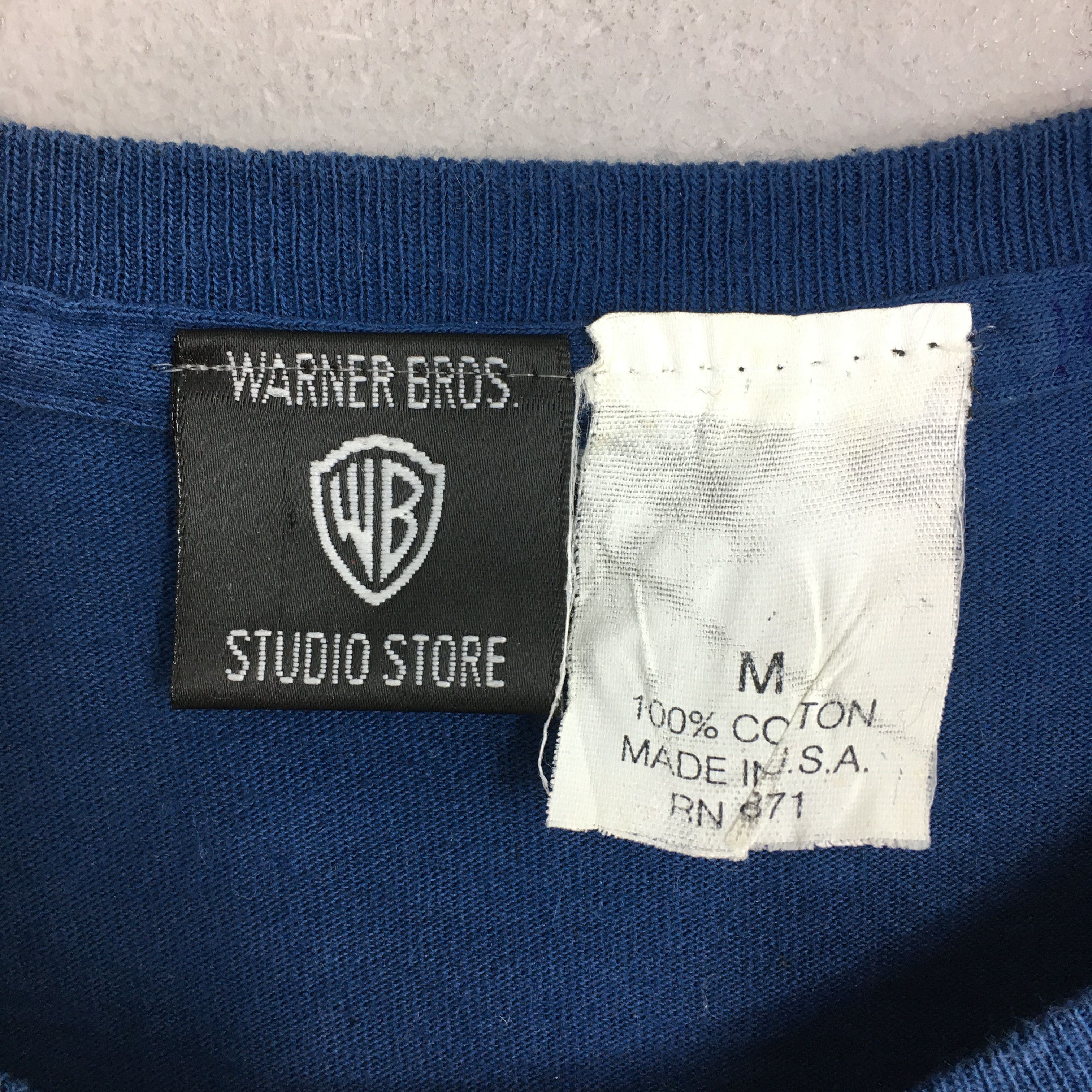 Designer × Vintage × Warner Bros Vintage Looney Tunes Tweety Blue T shirt Medium Size US M / EU 48-50 / 2 - 3 Thumbnail