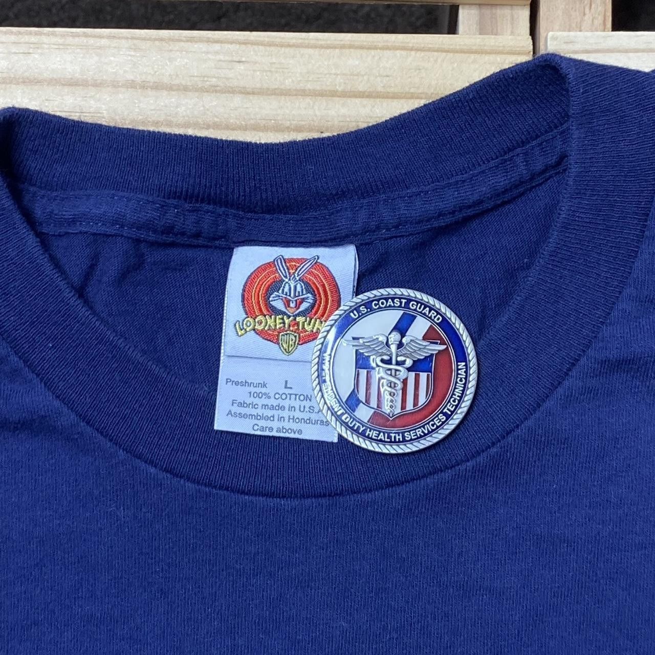 Other Vintage Looney Tunes x Taz Navy Blue Cartoon Tee Size Large Size US L / EU 52-54 / 3 - 3 Thumbnail