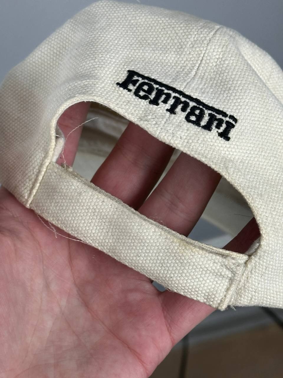 Ferrari Vintage Ferarri Embroidery F-1 Racing Cap Os Size ONE SIZE - 7 Thumbnail