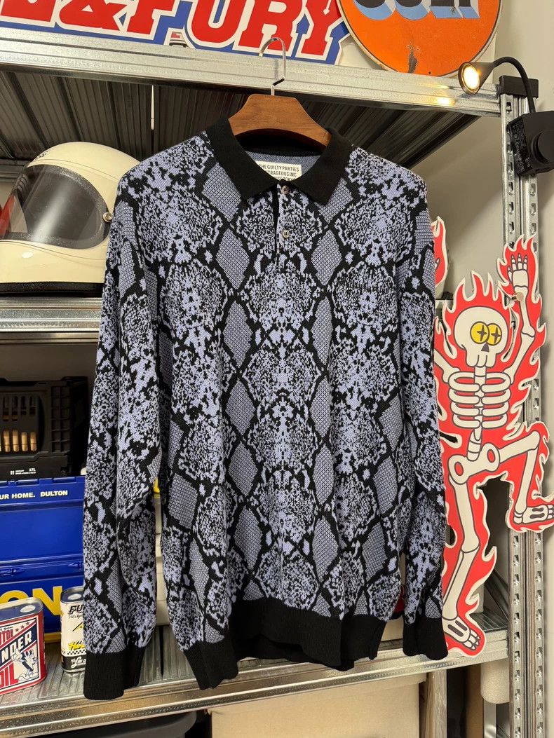 Wacko Maria wacko maria Snake-print long-sleeved shirt Size US M / EU 48-50 / 2 - 1 Thumbnail