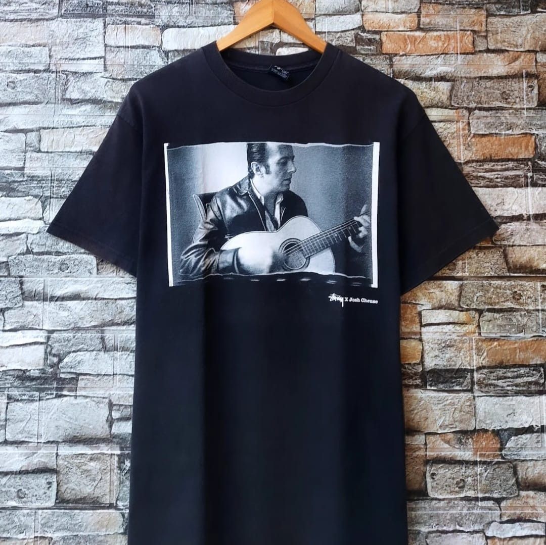 Stussy RARE🔥Vintage 90s STUSSY X Josh CheuseTshirt Size US M / EU 48-50 / 2 - 2 Thumbnail