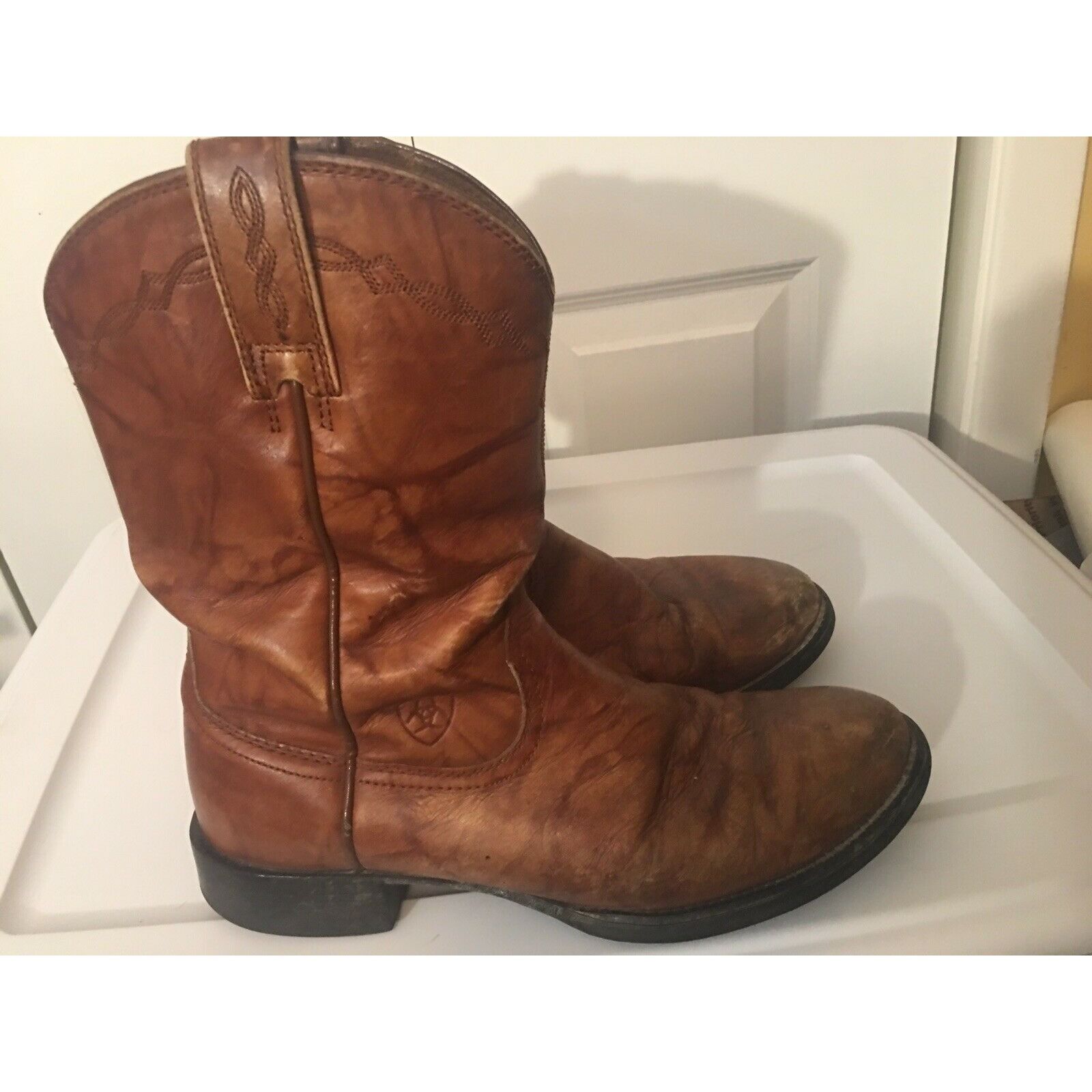 Ariat Ariat Brown Leather Boots Men’s Sz 8 D Style No 35503 Size US 8 / EU 41 - 6 Thumbnail
