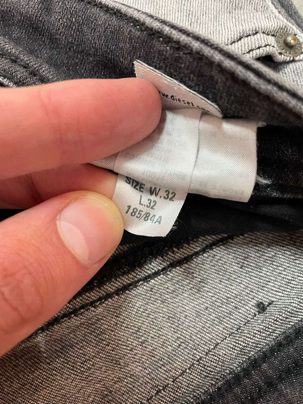 Diesel Diesel Jeans Black/White Denim Size US 32 / EU 48 - 16 Thumbnail
