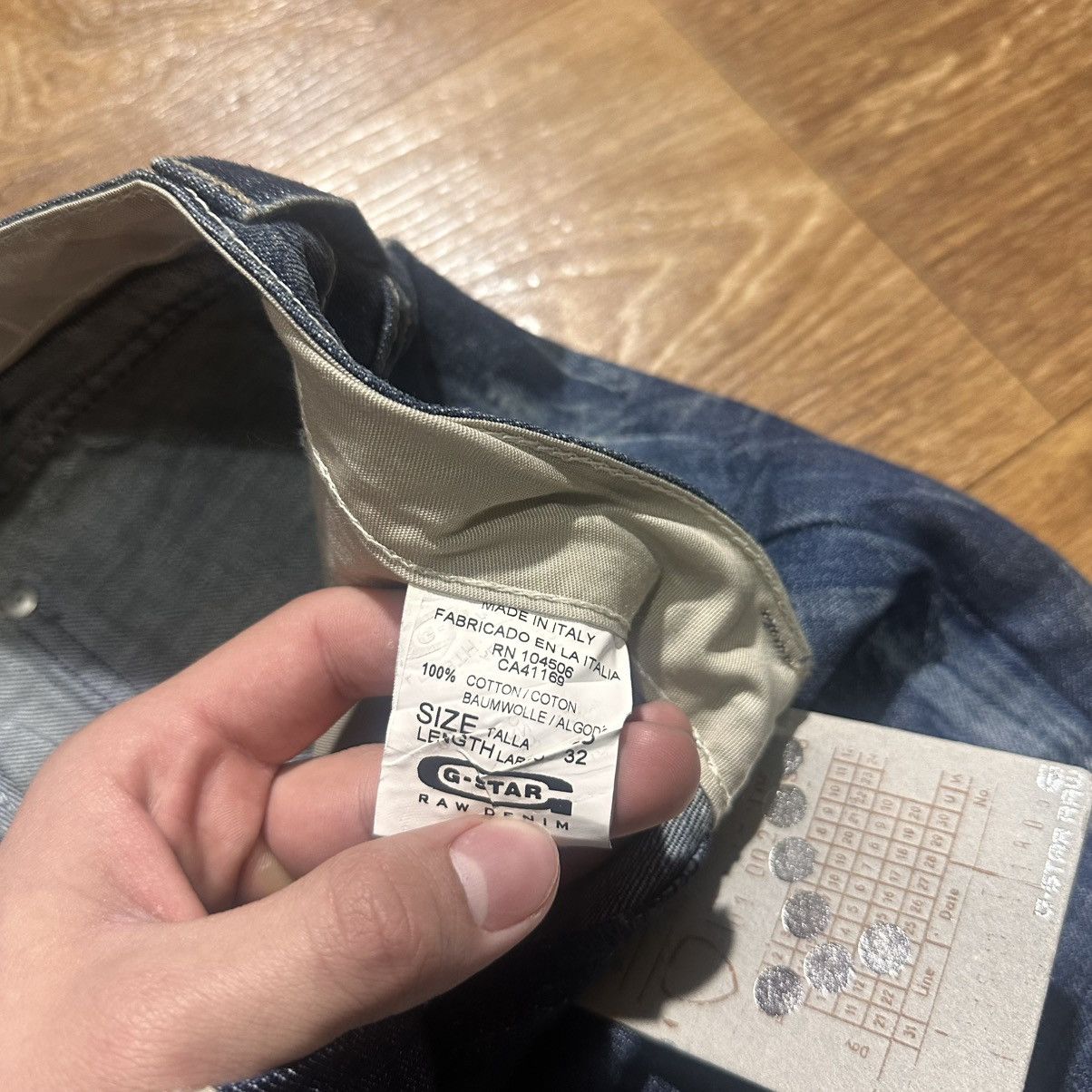 G-Star G STAR RAW 3301 Faded Dark Wash Jeans Size 32 Size 24" / US 00 / IT 34 - 7 Thumbnail
