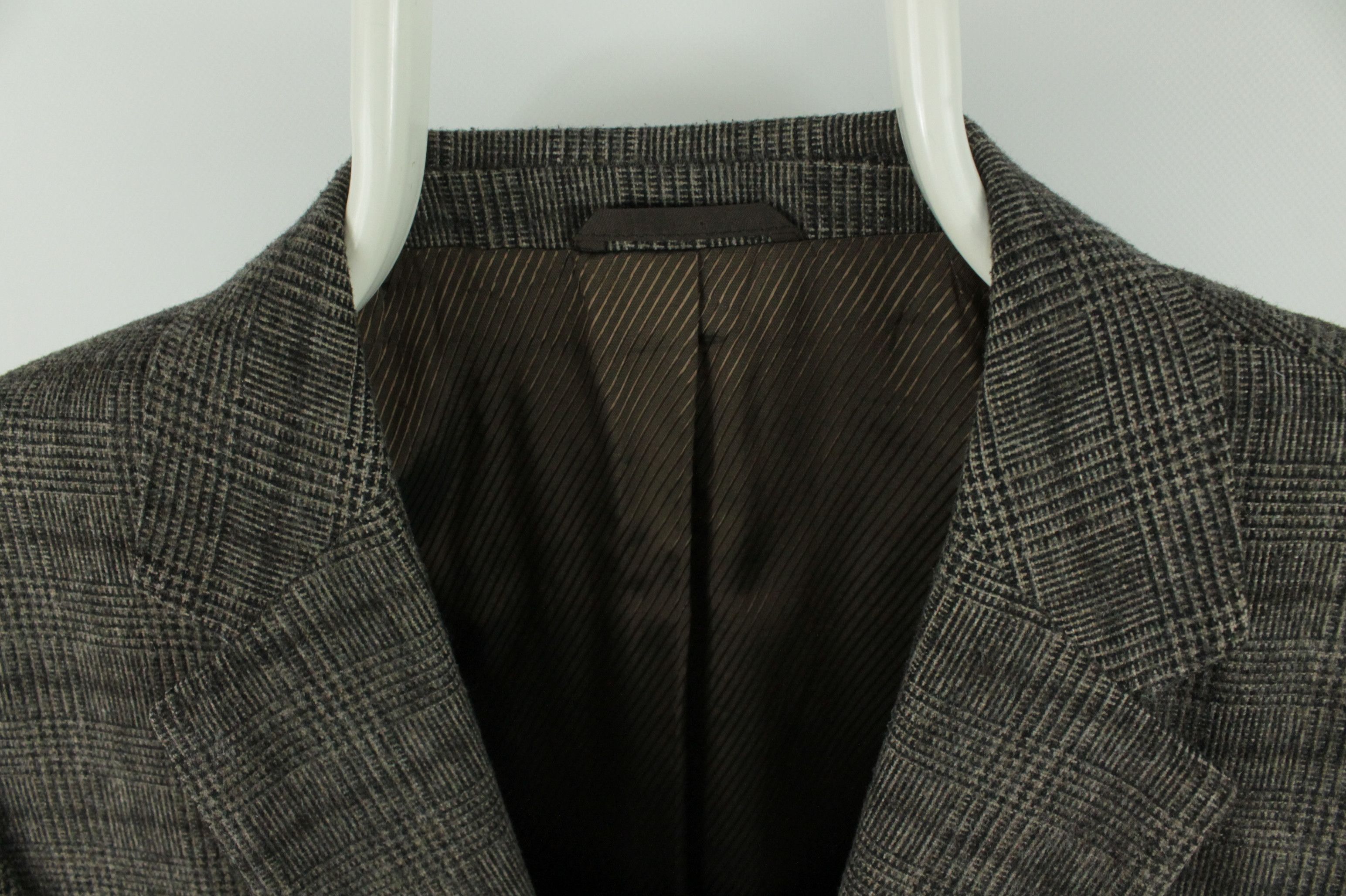 Hugo Boss Hugo Boss Flannel Wool Blend Elbow Patch Blazer Jacket Size US M / EU 48-50 / 2 - 3 Thumbnail