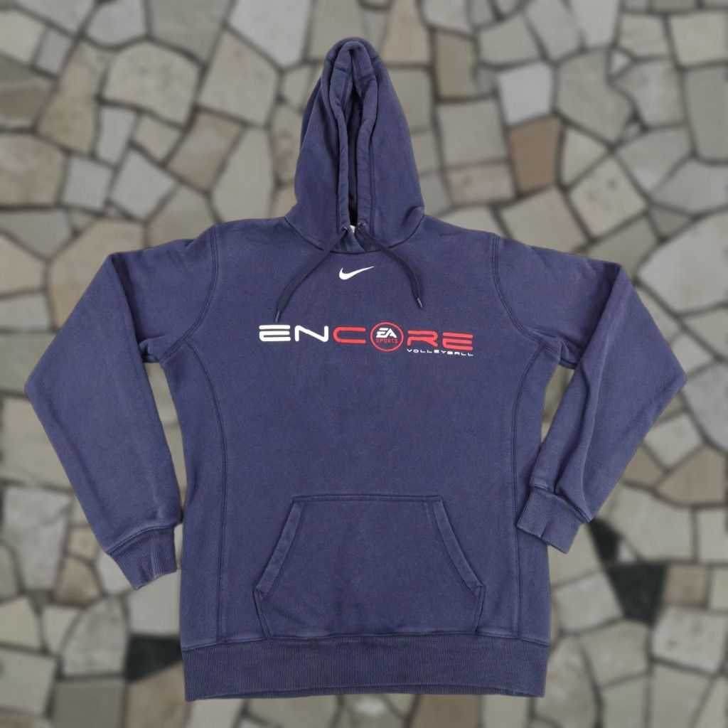 Nike Nike Hoodie Womens Large Blue EA Sports Volleyball Encore Pullover Sweatshirt Size L / US 10 / IT 46 - 1 Thumbnail