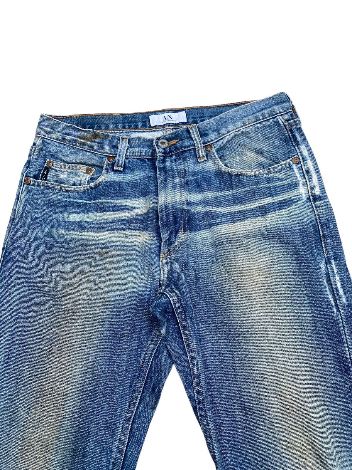 Armani Exchange Armani Exchange Ripped and Distressed Flare Pant Size US 32 / EU 48 - 4 Thumbnail