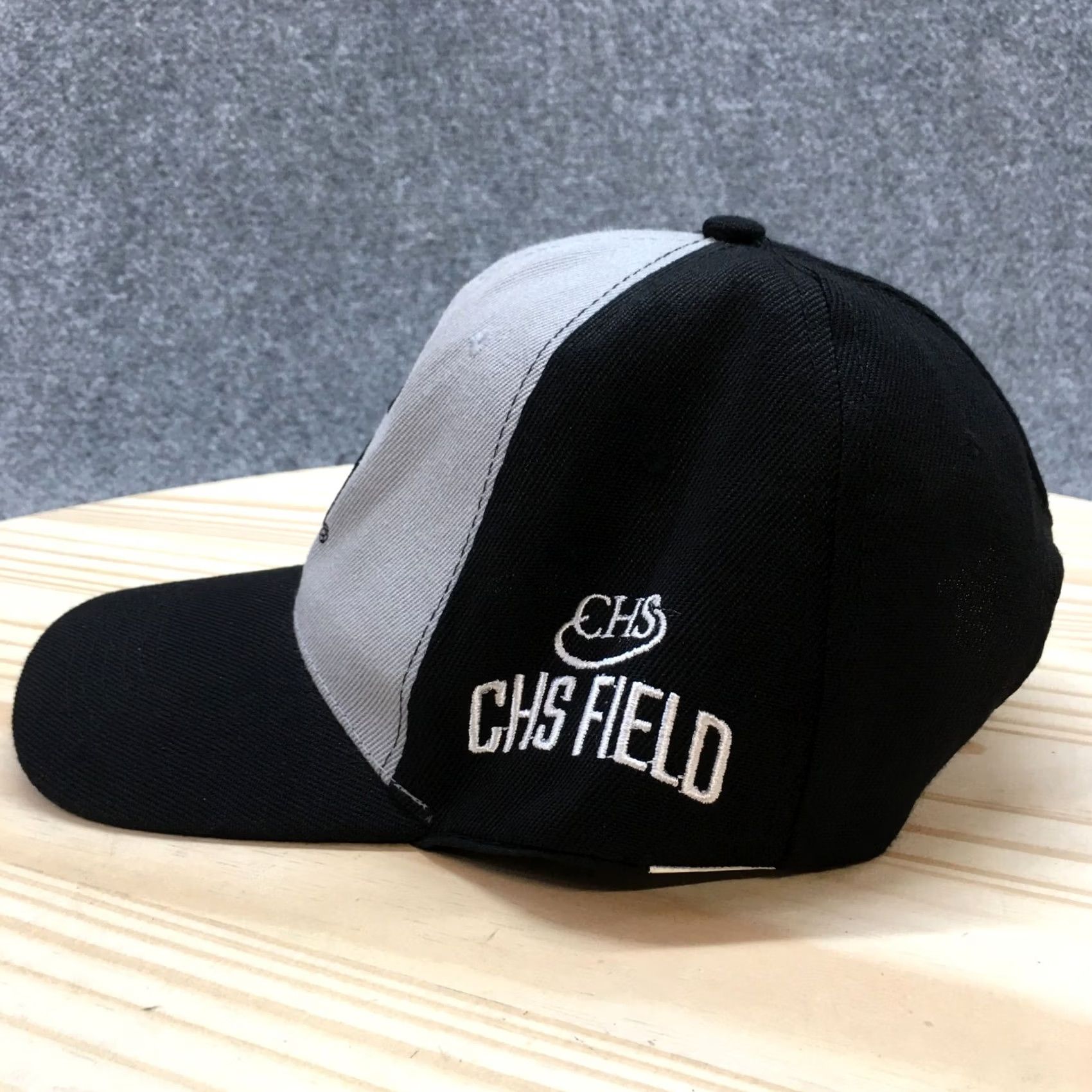 Logo 7 St. Paul Saints CHS Field Baseball Cap Men Black OS Curved Brim Embroidered Logo Size ONE SIZE - 4 Thumbnail