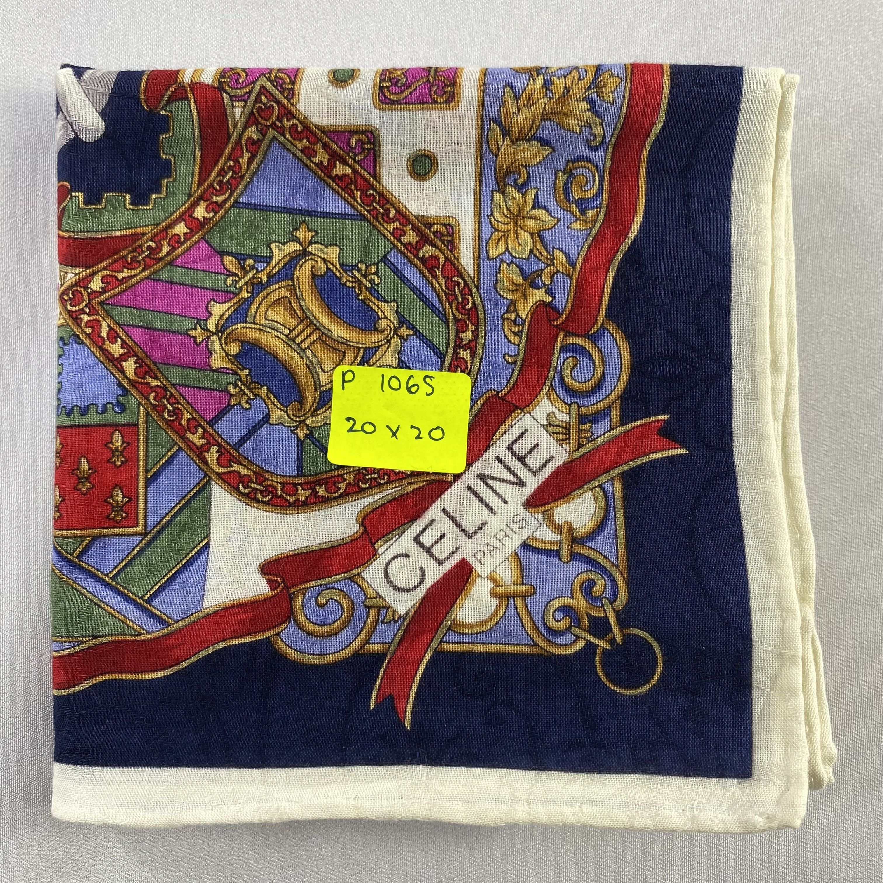 Celine × Vintage Celine Handkerchief / Neckerchief / Bandana-P1065 Size ONE SIZE - 5 Thumbnail