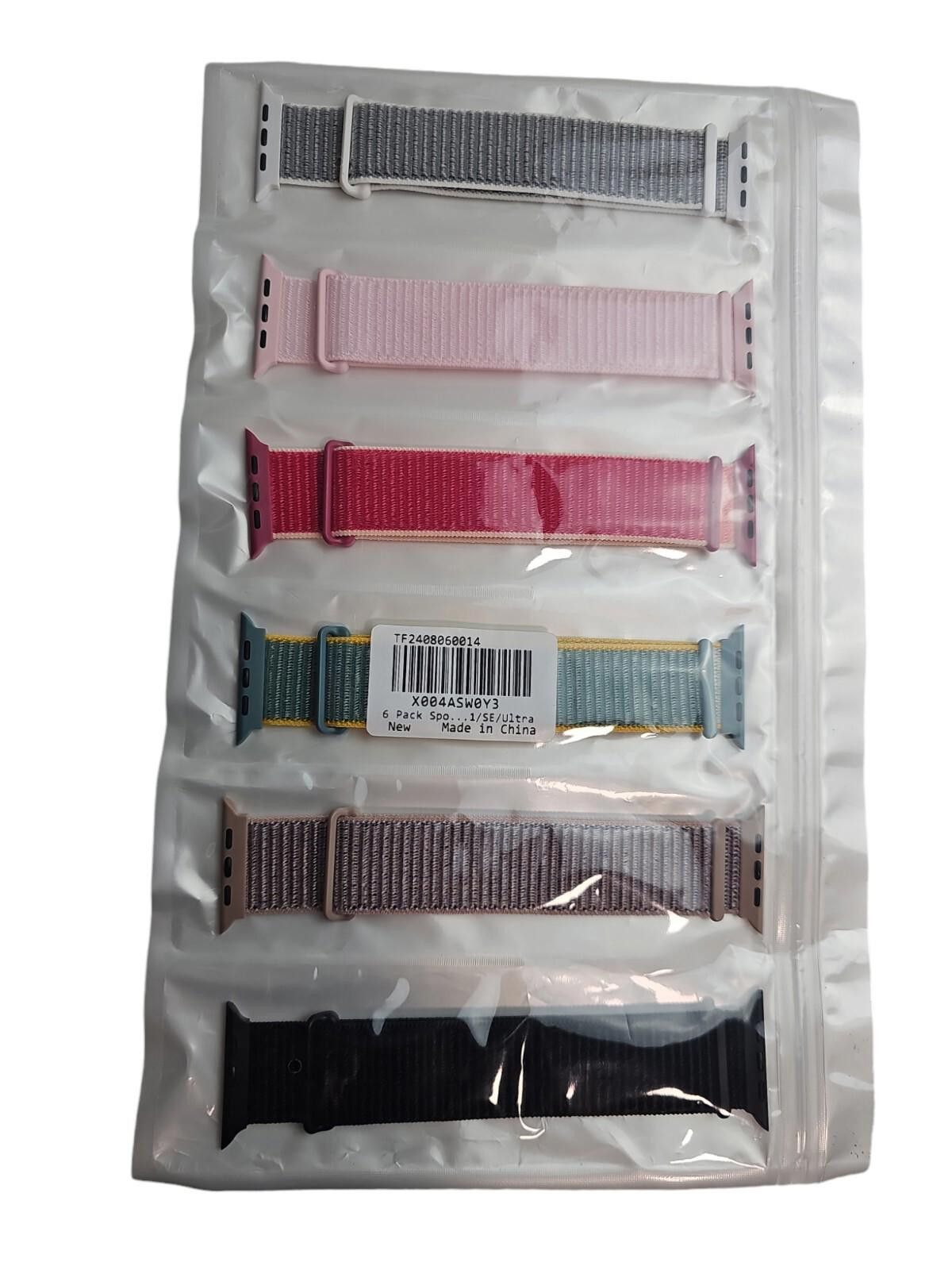 Other 6 Sport Nylon Bands Apple Watch Strap Ultra 9 8 7 6 5 4 3 SE Size ONE SIZE - 1 Thumbnail