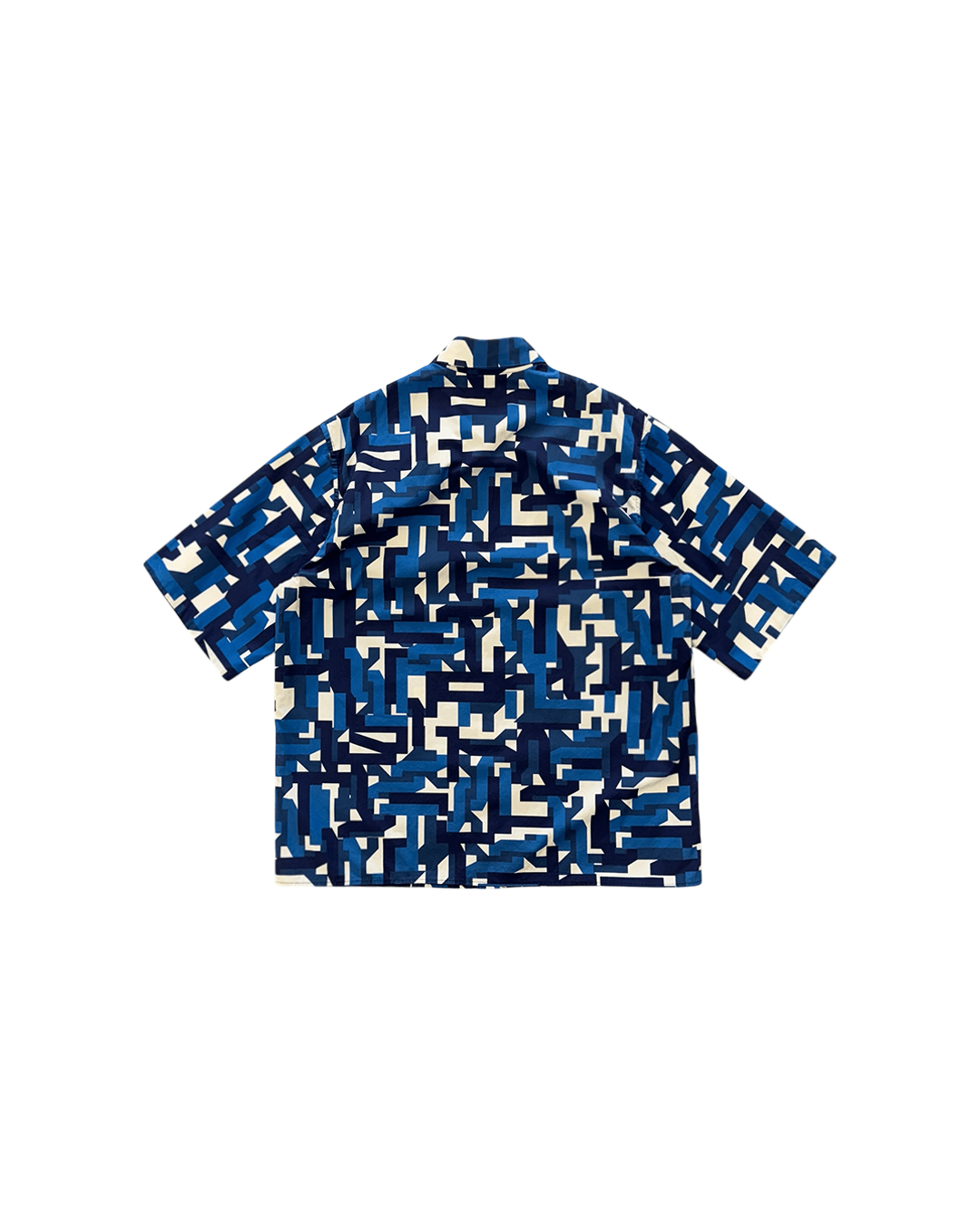 Jil Sander Jil Sander by Jil Sander SS13 Maze Printed Half Sleeve Shirt Size US M / EU 48-50 / 2 - 5 Thumbnail