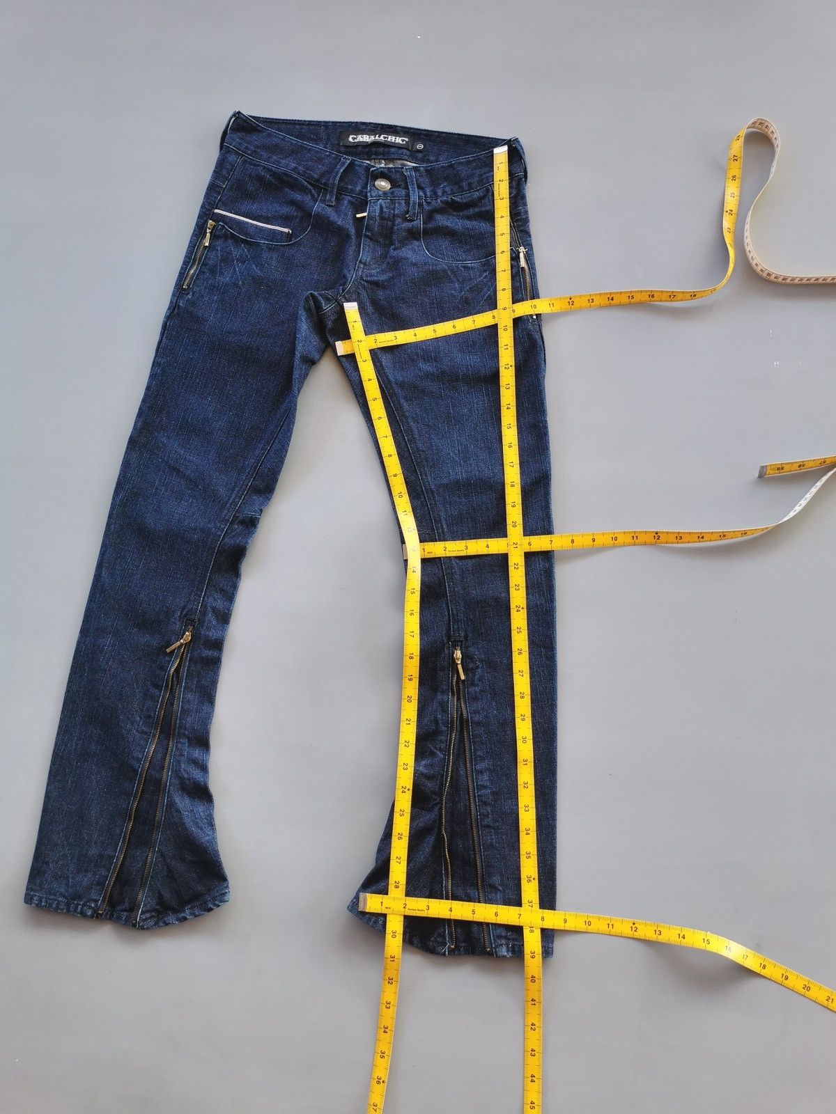 14th Addiction Cabalchic Selvedge Zipper Bootcut Denim Jeans Size US 30 / EU 46 - 15 Thumbnail