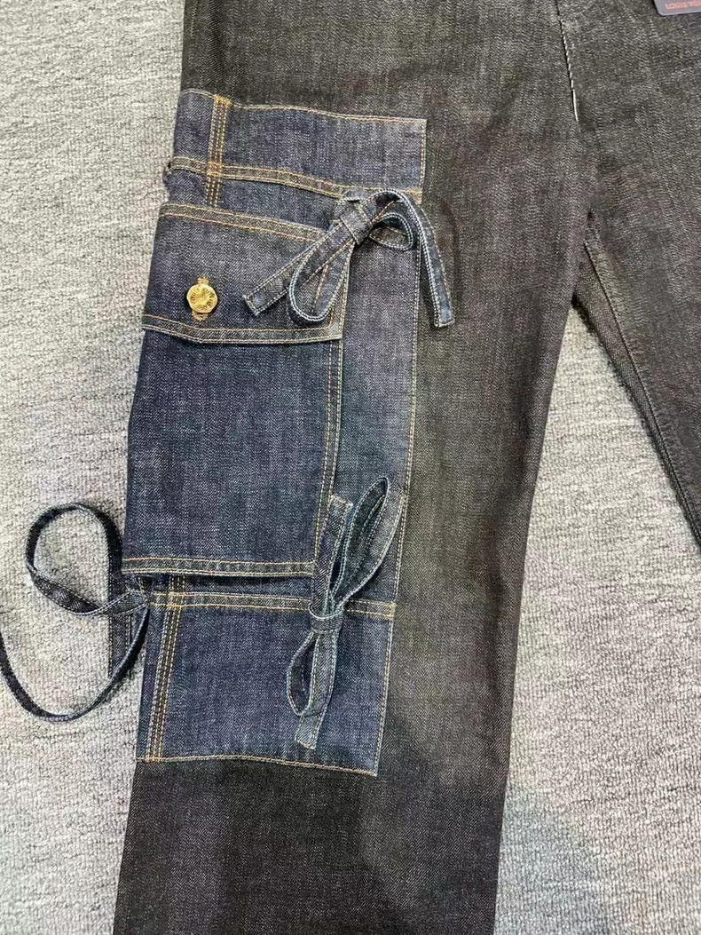 Louis Vuitton louis vuitton denim jeans with butterfly details-2507 Size US 31 - 3 Thumbnail