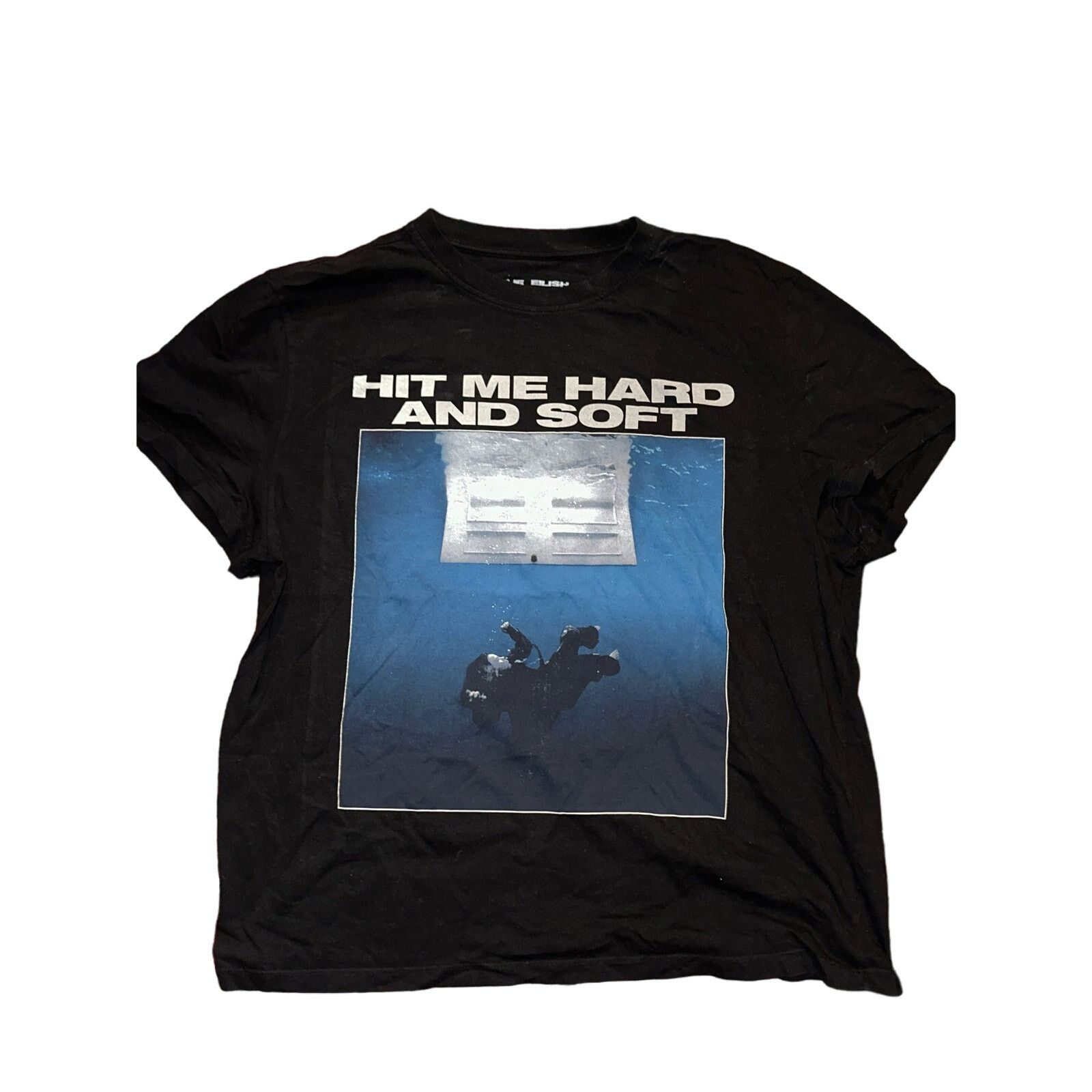 Billie Eilish HMHAS TOUR Tシャツ Mサイズ NEW AT @hm 🫧 • • “Oversized Printed T-Shirt - White/Billie