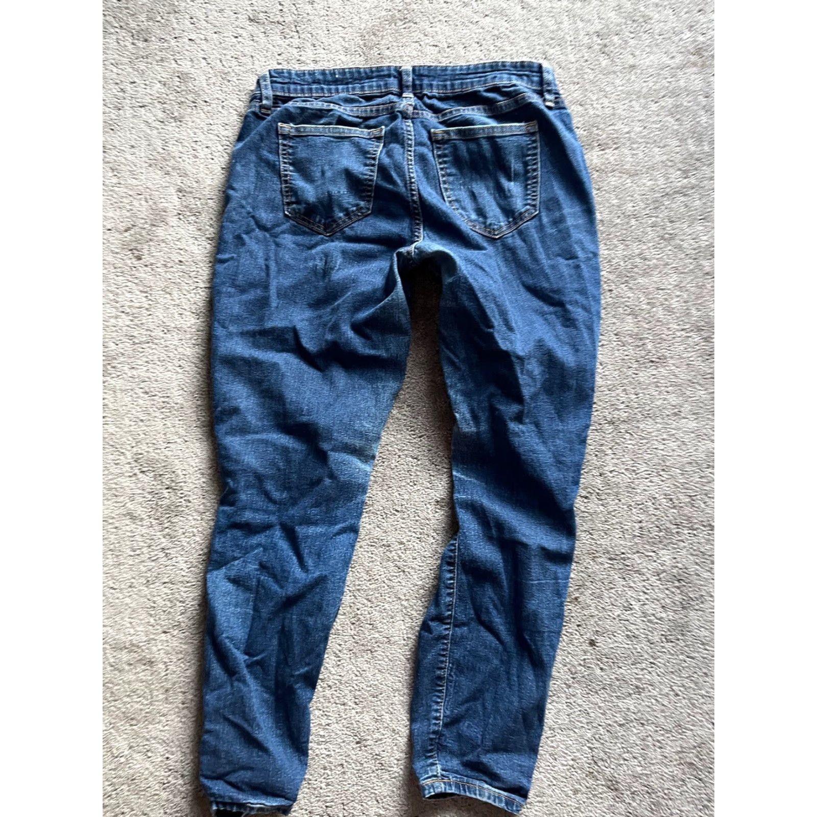 Gap Gap Jeans Blue Denim Solid Pattern 8/29 Womens Skinny Pants Regular Size 8 Size 30" / US 8 / IT 44 - 3 Thumbnail