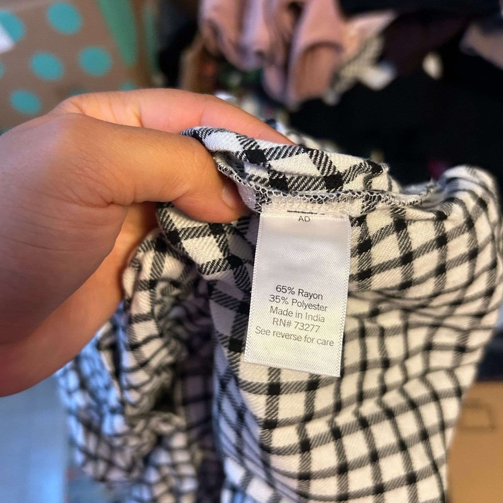 Sonoma Sonoma Plaid Ruffle Button Down Blouse Size M / US 6-8 / IT 42-44 - 3 Thumbnail