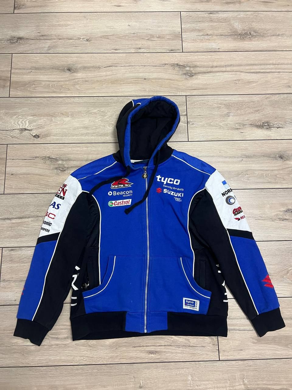 Formula 1 Suzuki Team Tyco Vintage Full Zip Hoodie Big Logo Racing Size US L / EU 52-54 / 3 - 5 Thumbnail