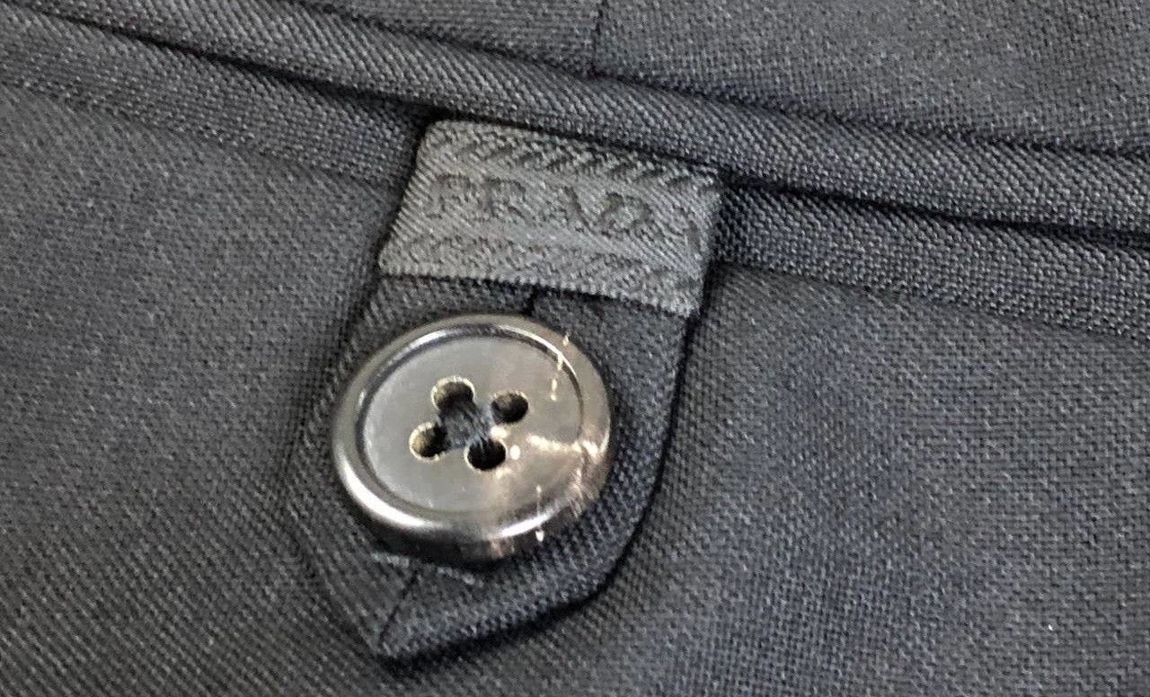 Prada Prada - Wool Logo Pocket Trouser Size US 34 / EU 50 - 6 Thumbnail