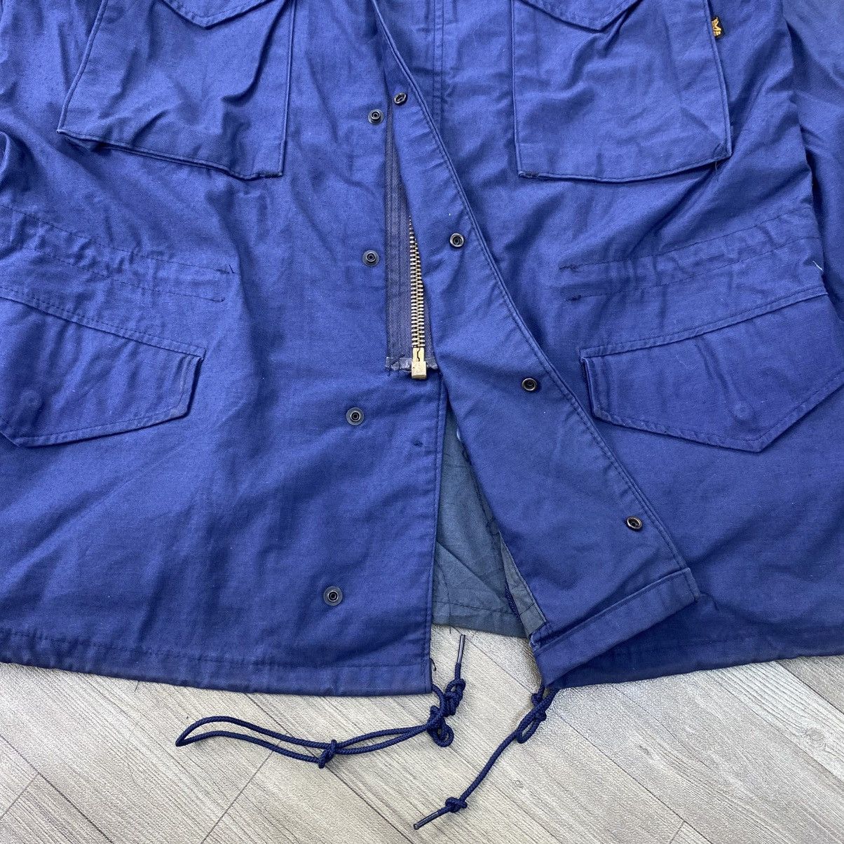 Alpha Industries Vintage Alpha Industries M65 Military Field Jacket Navy Size US M / EU 48-50 / 2 - 8 Thumbnail