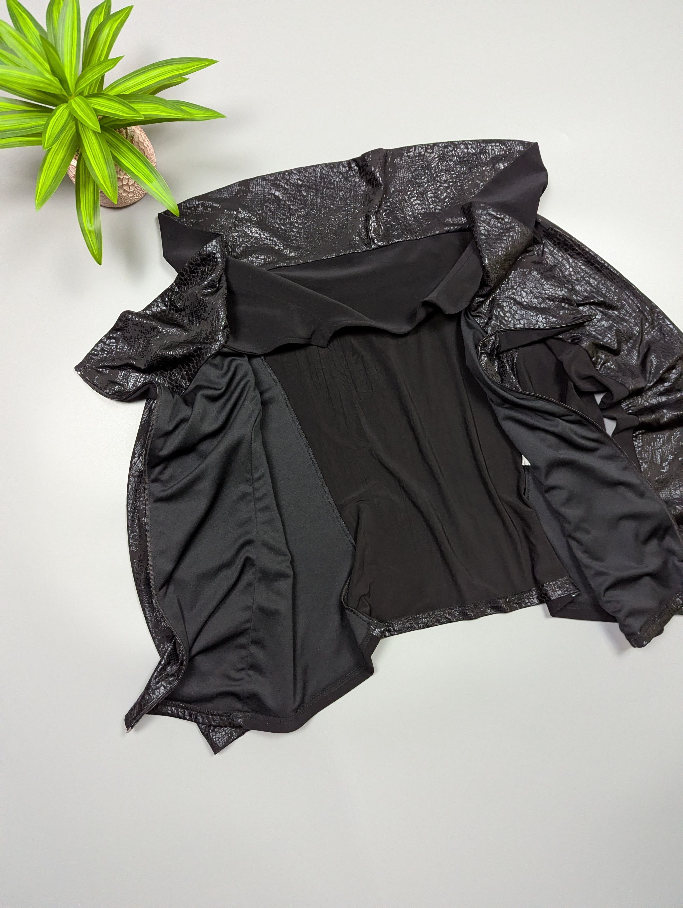 Joseph Ribkoff Joseph Ribkoff VTG Women's Metallic Black Jacket US15 Size XL / US 12-14 / IT 48-50 - 9 Thumbnail