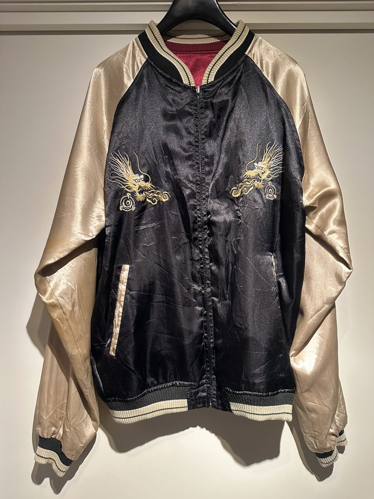 【希少】90's Japanese SOUVENIR JACKET Buy Japanese Souvenir Jacket, Vintage Suka-japanese Tour Jacket