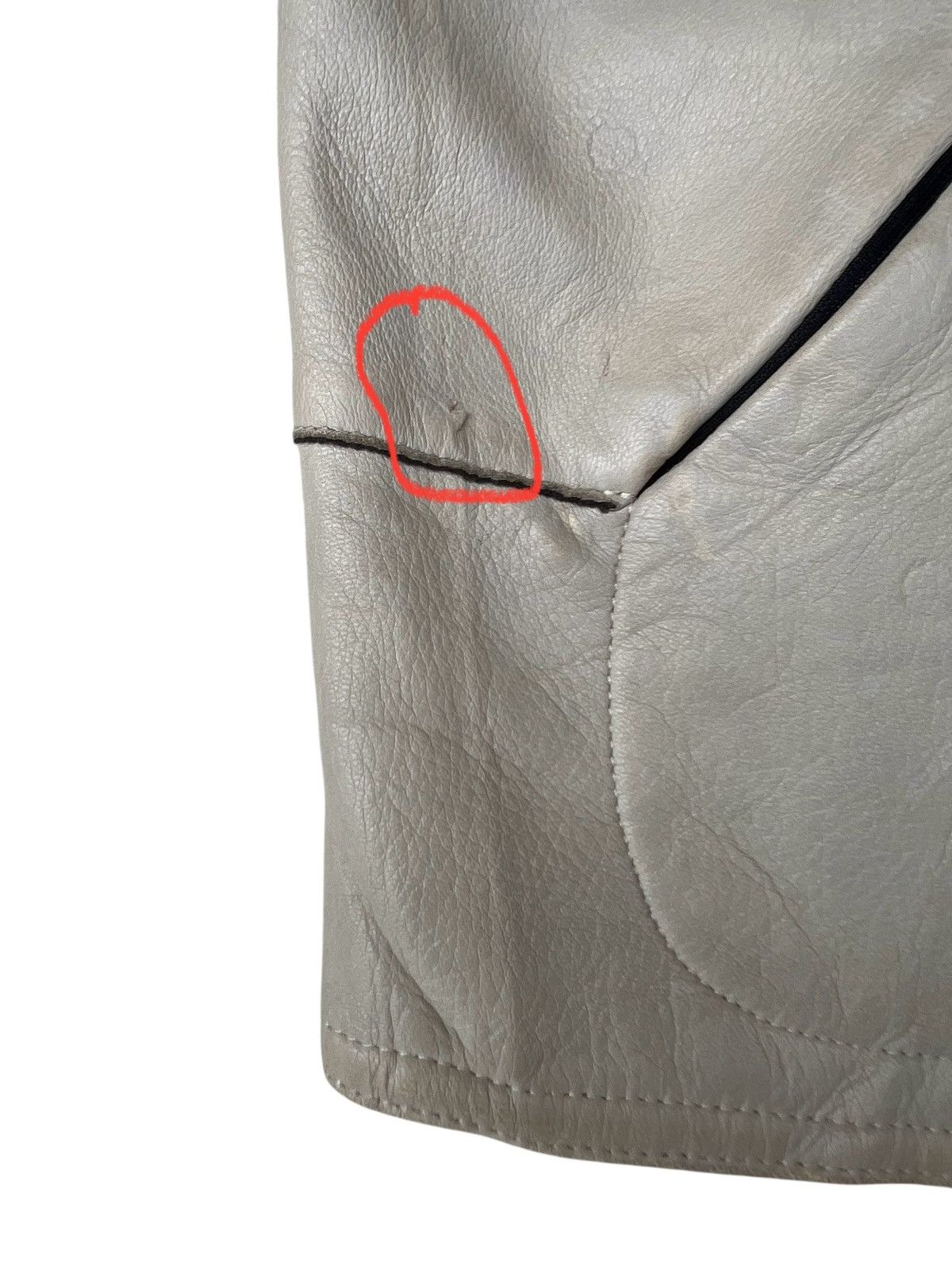 Giorgio Armani Archive Giorgio Armani Le Collezioni Leather Racer Jacket Size US S / EU 44-46 / 1 - 23 Thumbnail