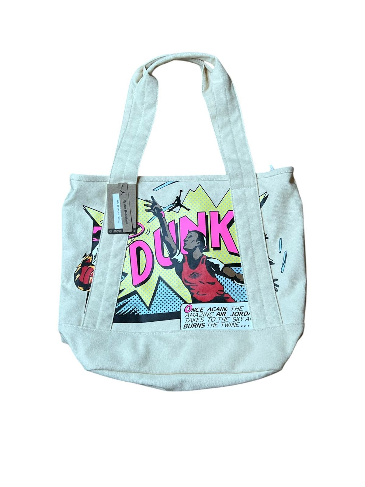 Jordan Brand Air Jordan DUNK Tote Bag MA0955-W2U Natural Beige Color 34L Size ONE SIZE - 1 Thumbnail