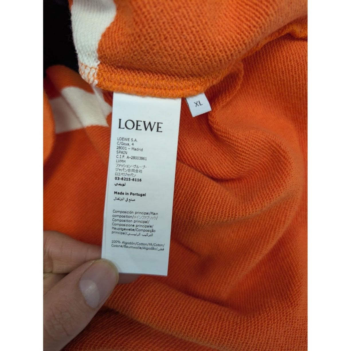 Loewe o1rshd1 Long Sleeve Polo Shirt Naranja in Orange Size US XL / EU 56 / 4 - 16 Thumbnail