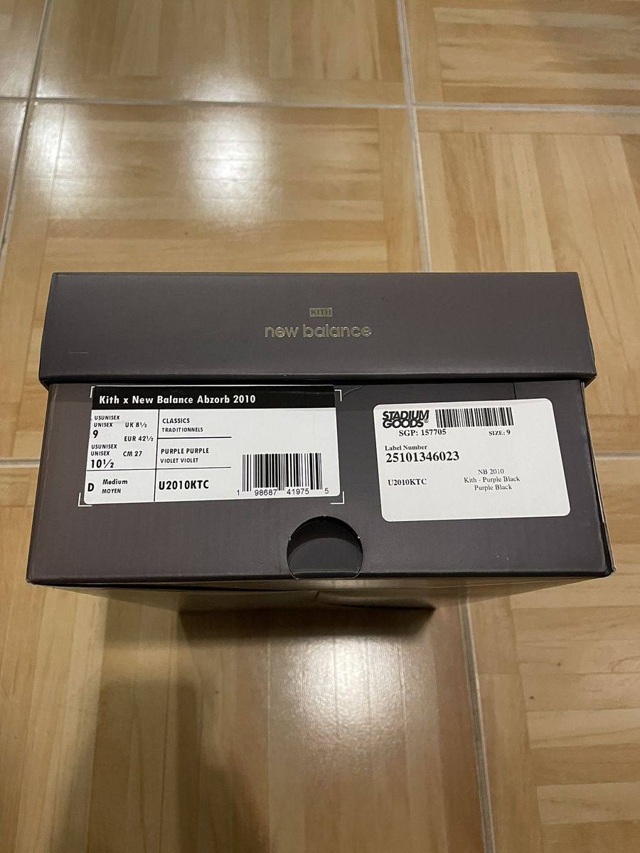 Kith × New Balance New Balance 2010 Kith Purple Black U2010KTC Size 9 UK8.5 Size US 9 / EU 42 - 9 Thumbnail