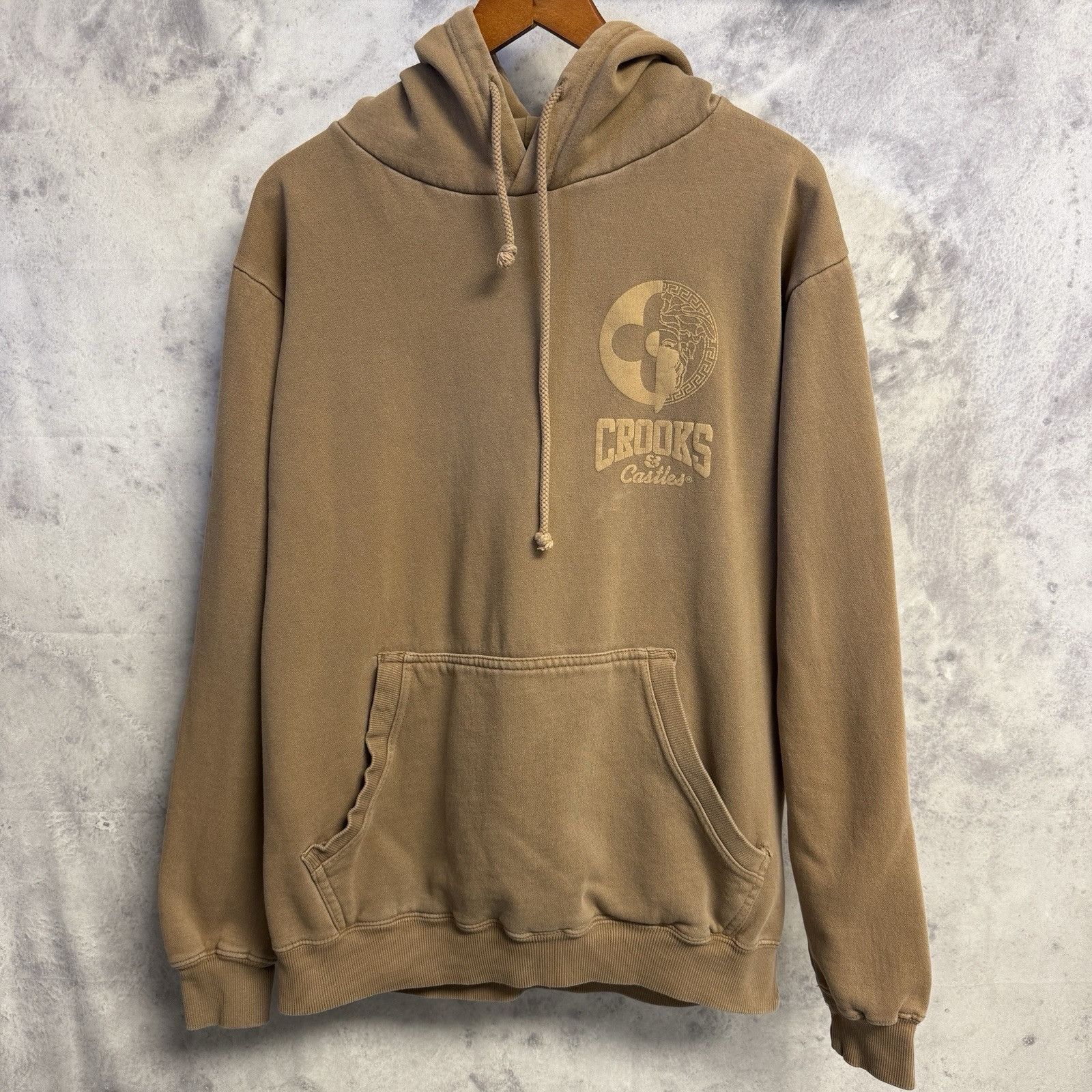 Crooks & Castles Crooks & Castles Hoodie Sweatshirt Mens Medium Brown Size US M / EU 48-50 / 2 - 1 Thumbnail