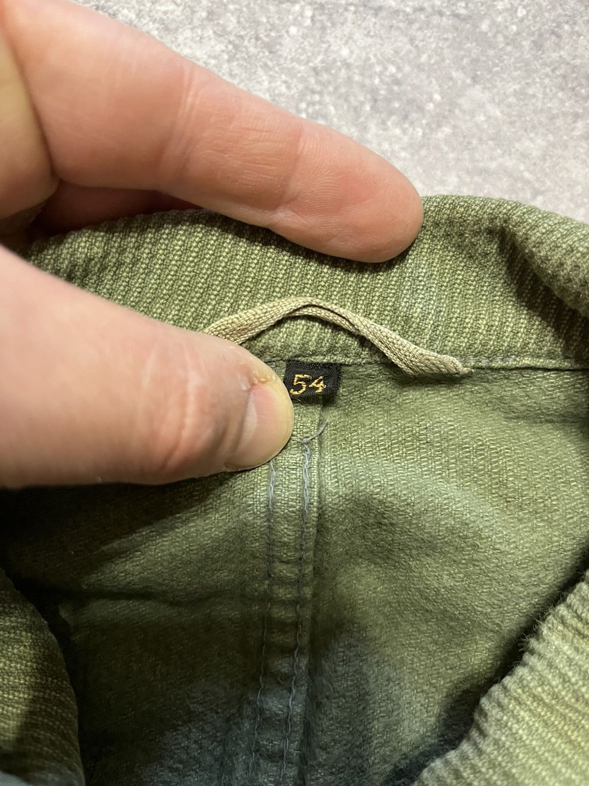 Vintage Vintage Streule's Olive Green Corduroy Chore Jacket Size US L / EU 52-54 / 3 - 5 Thumbnail