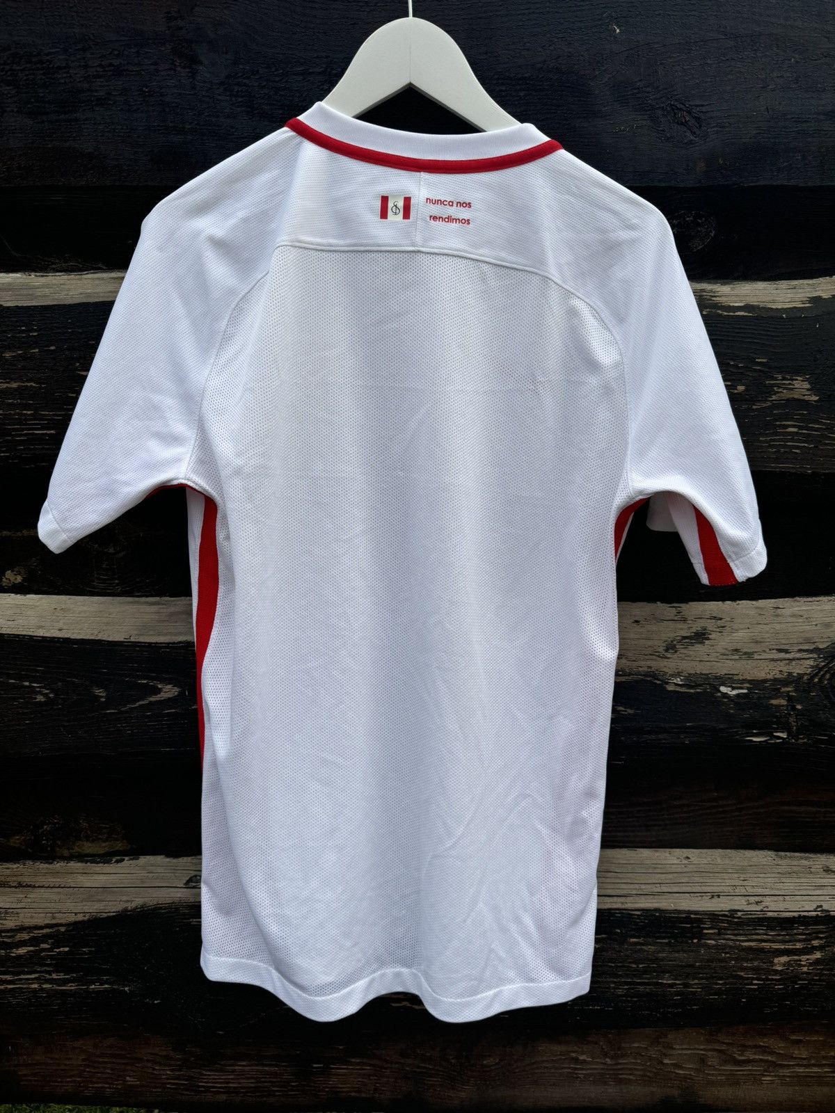Nike 2018 Nike Sevilla playtika white soccer jersey Size US L / EU 52-54 / 3 - 2 Thumbnail