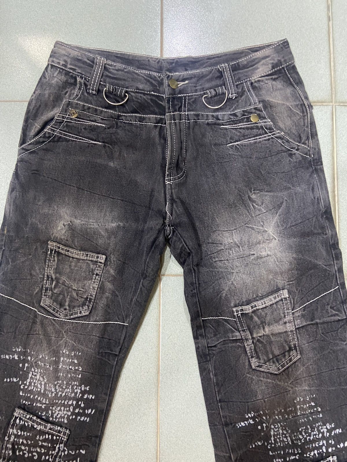 GOSTAR DE FUGA × JNCO Aston Design bush pant denim Size US 32 / EU 48 - 3 Thumbnail