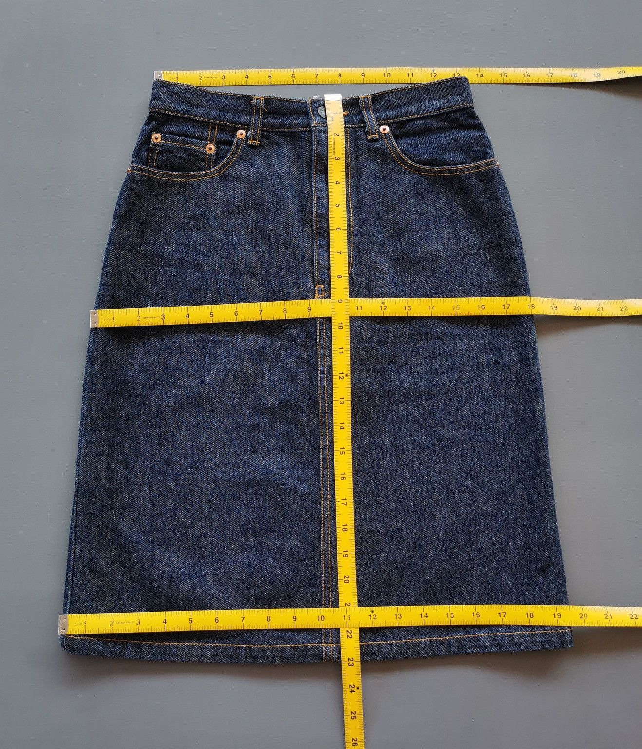 Vintage Levis Denim Skirt y2k indigo