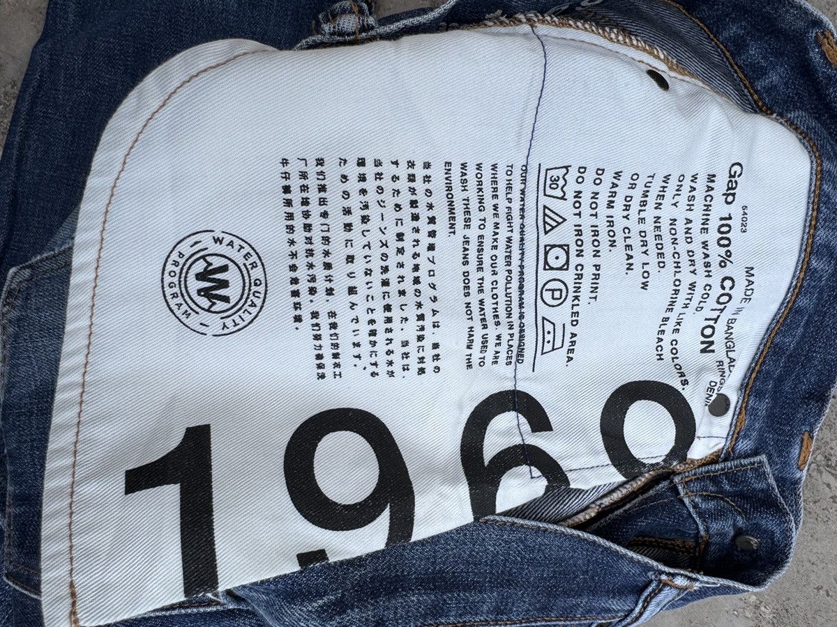 Gap Vintage GAP 1969 Straight Cut Distressed Jeans Size US 32 / EU 48 - 7 Thumbnail