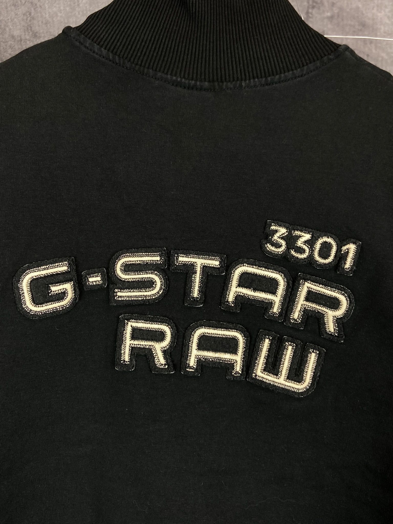G-Star G-Star RAW Black Sweatshirt XXL Vintage Streetwear Size US XXL / EU 58 / 5 - 2 Thumbnail