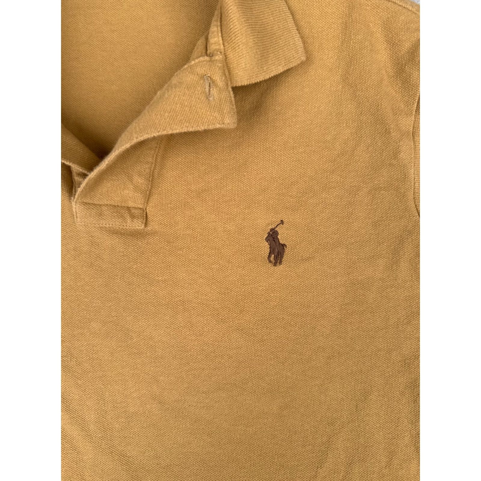 Ralph Lauren Polo Ralph Lauren Polo Shirt Men Medium Beige Classic Fit Cotton Jersey READ Size US M / EU 48-50 / 2 - 6 Thumbnail