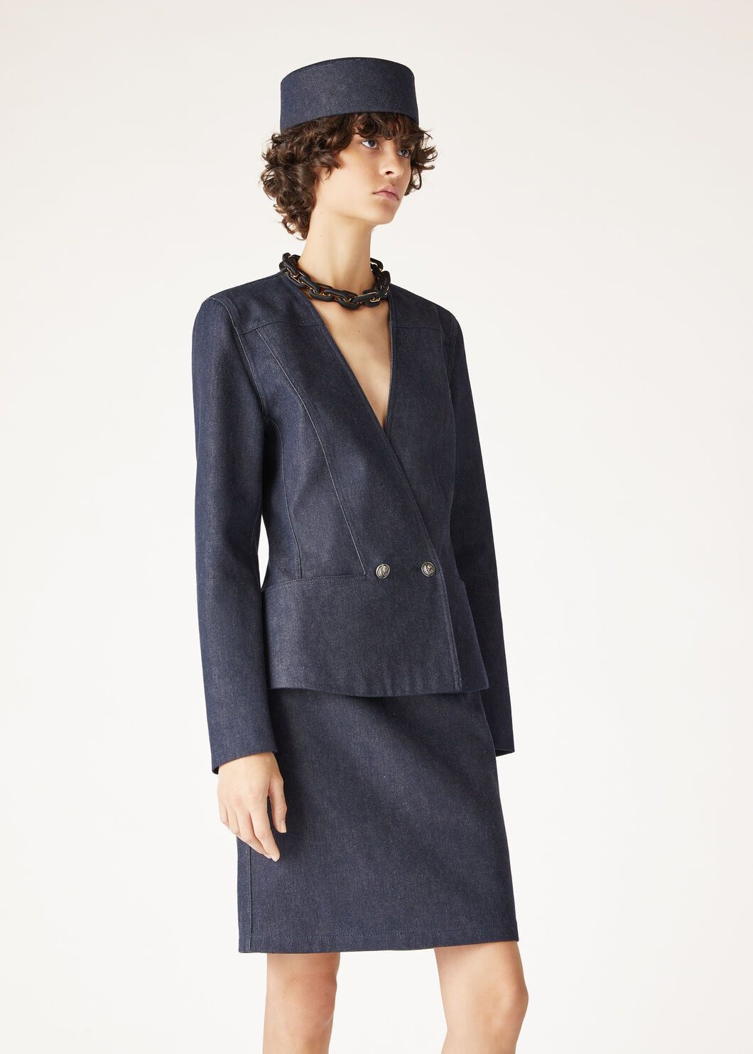 o1srvl11e0825 FAO3539 Denise Jacket in Blue