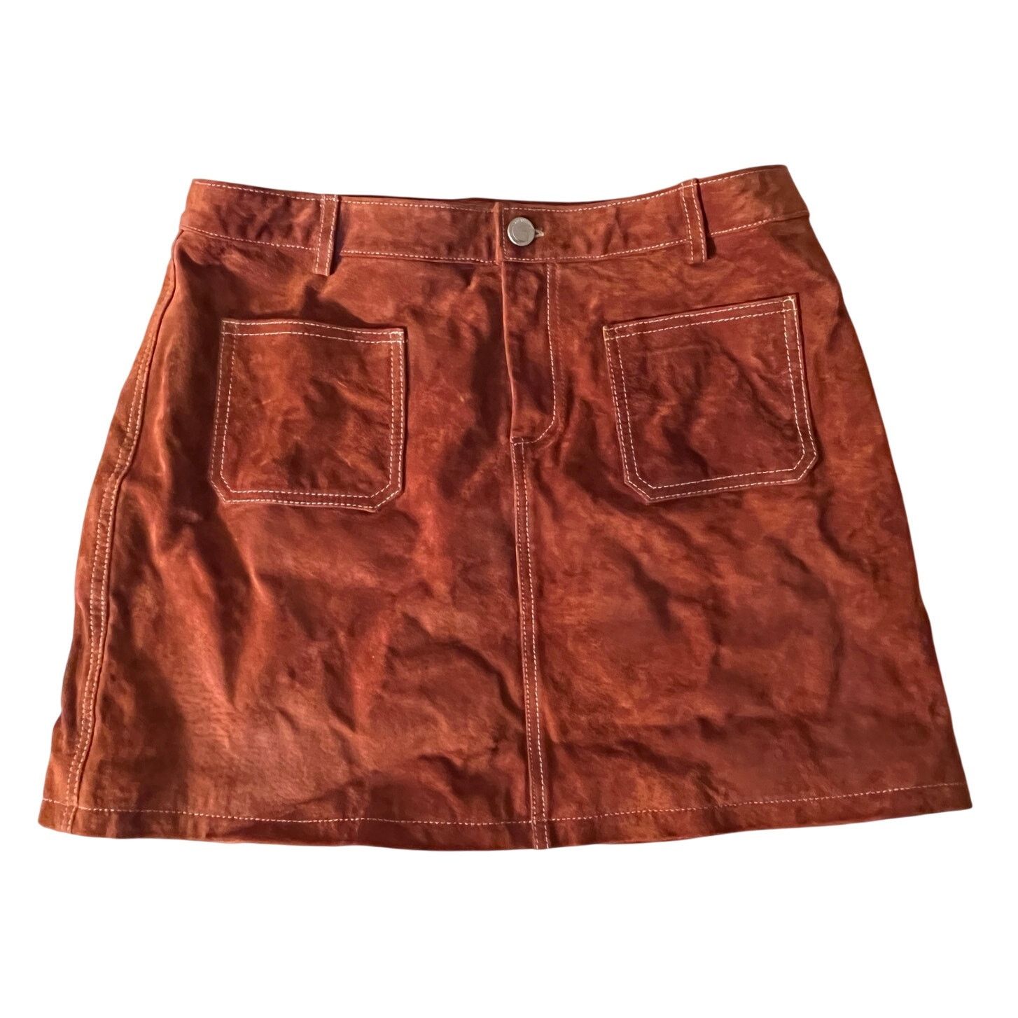 BLANKNYC BLANK NYC Suede Leather Mini Skirt Women's 29 Size 29" - 1 Thumbnail