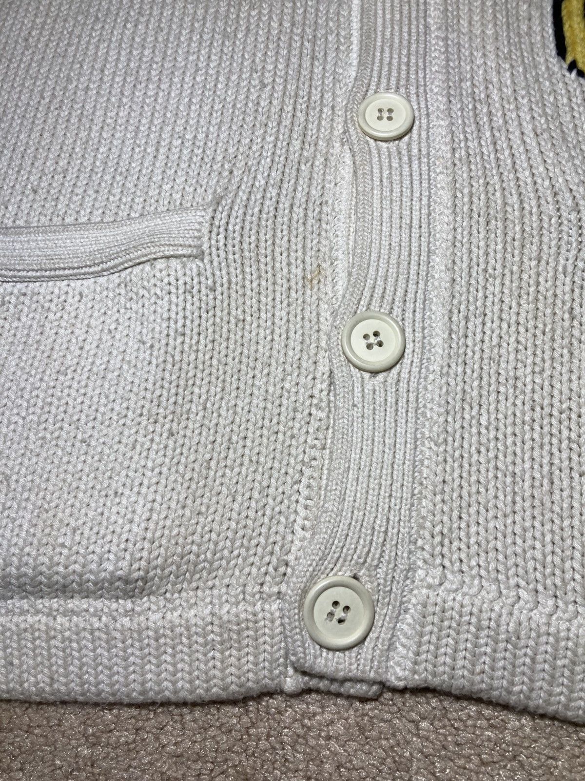 Hysteric Glamour 1989 Hysteric Glamour Boys Penis Cardigan Striped Baggy 90s Size US M / EU 48-50 / 2 - 6 Thumbnail