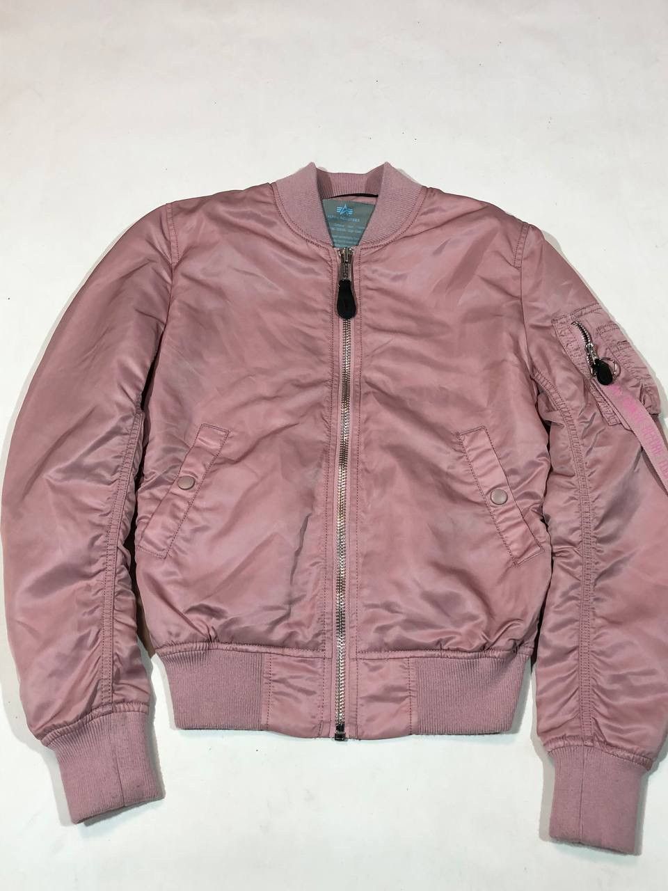 Alpha Industries Alpha Industries Woomens Bomber Jacket Pink Size S / US 4 / IT 40 - 5 Thumbnail