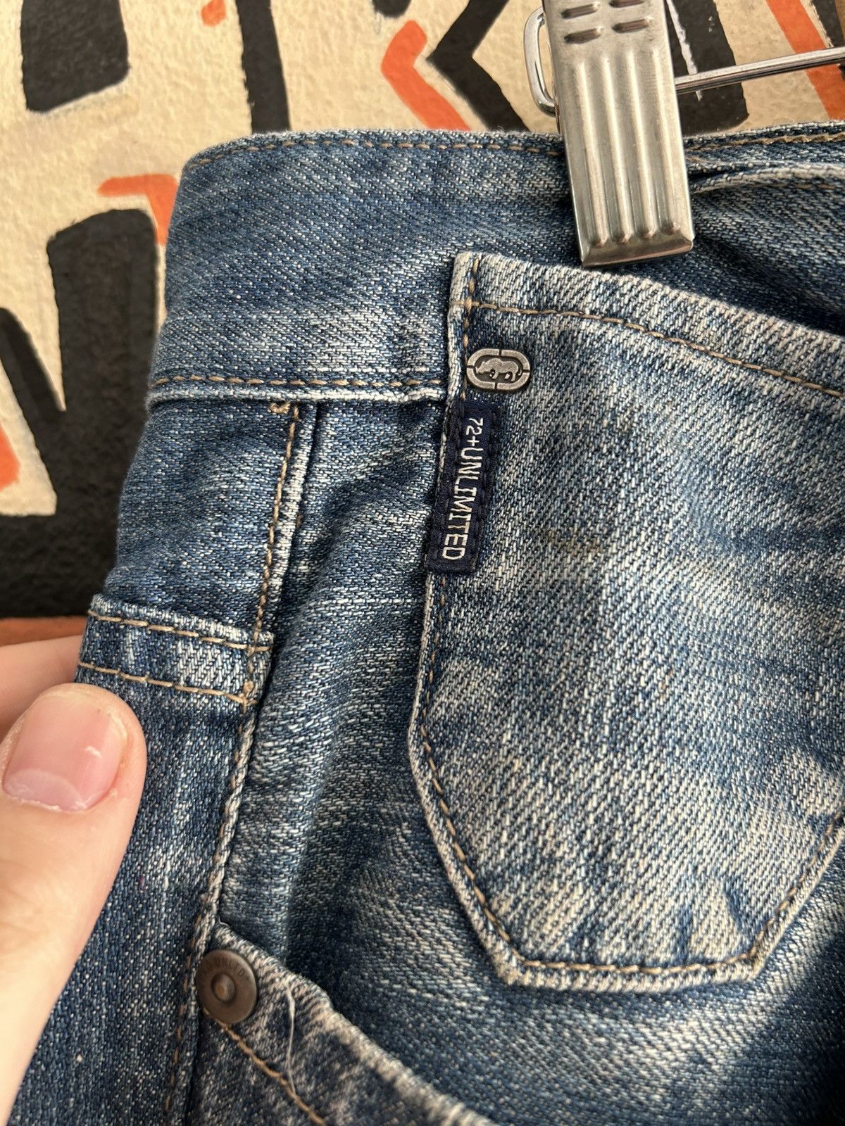 Ecko Unltd. × Vintage Ecko 90s baggy jorts Size US 36 / EU 52 - 4 Thumbnail